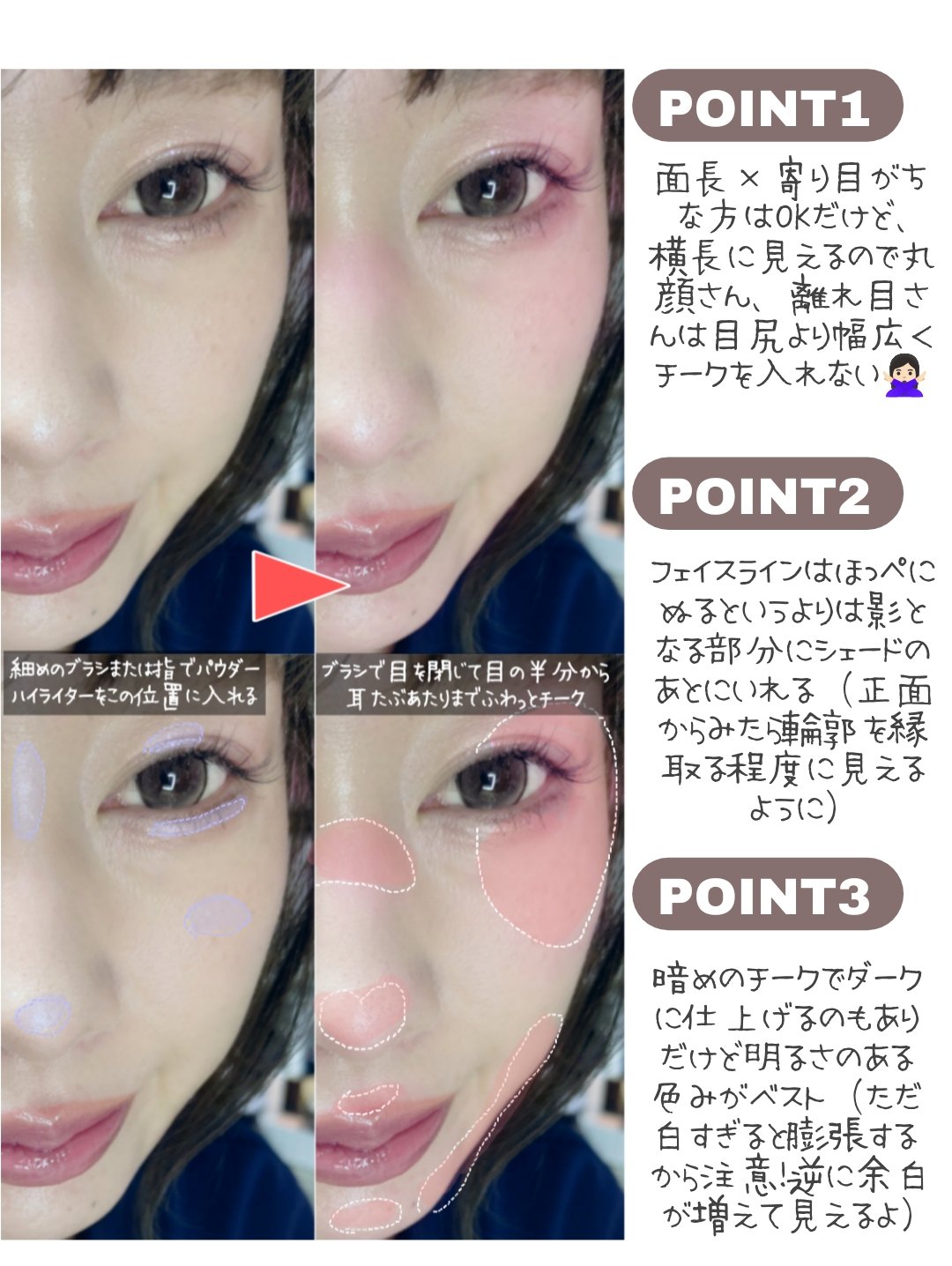 Marshmallow Touch Cheek  03 Ballerina Toe/Peony/パウダーチークを使ったクチコミ（3枚目）