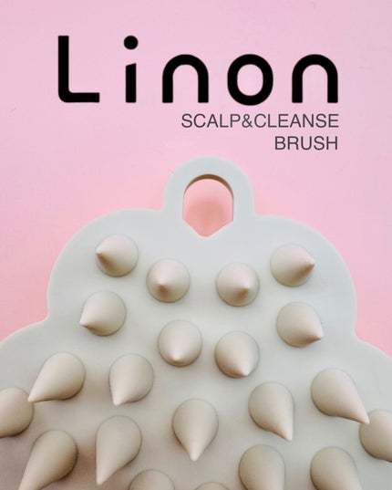 リノン スカルプクレンズブラシ ベージュ/Linon/スカルプブラシの画像