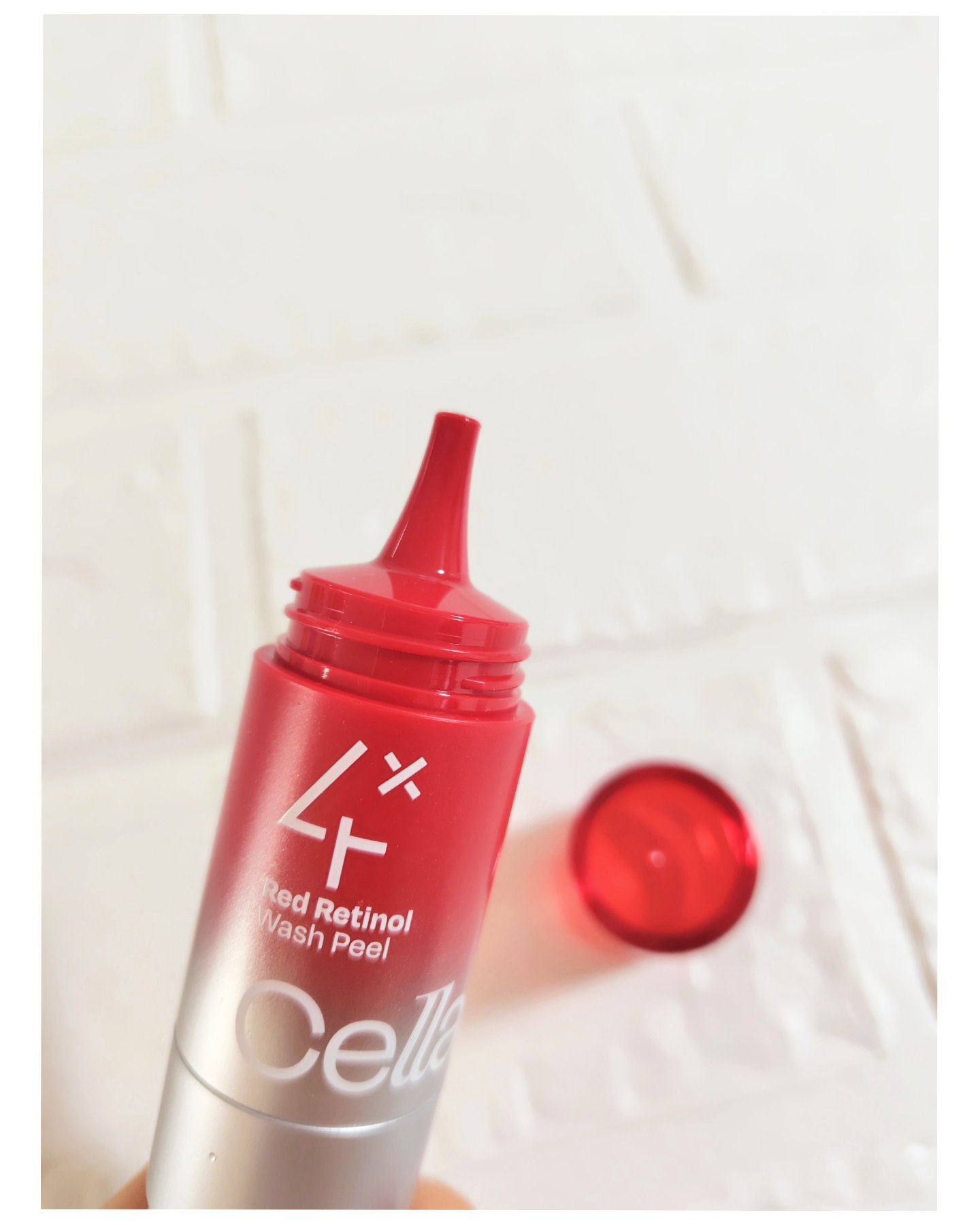 レッドレチノールウォッシュピール/Celladix/ピーリングを使ったクチコミ（3枚目）