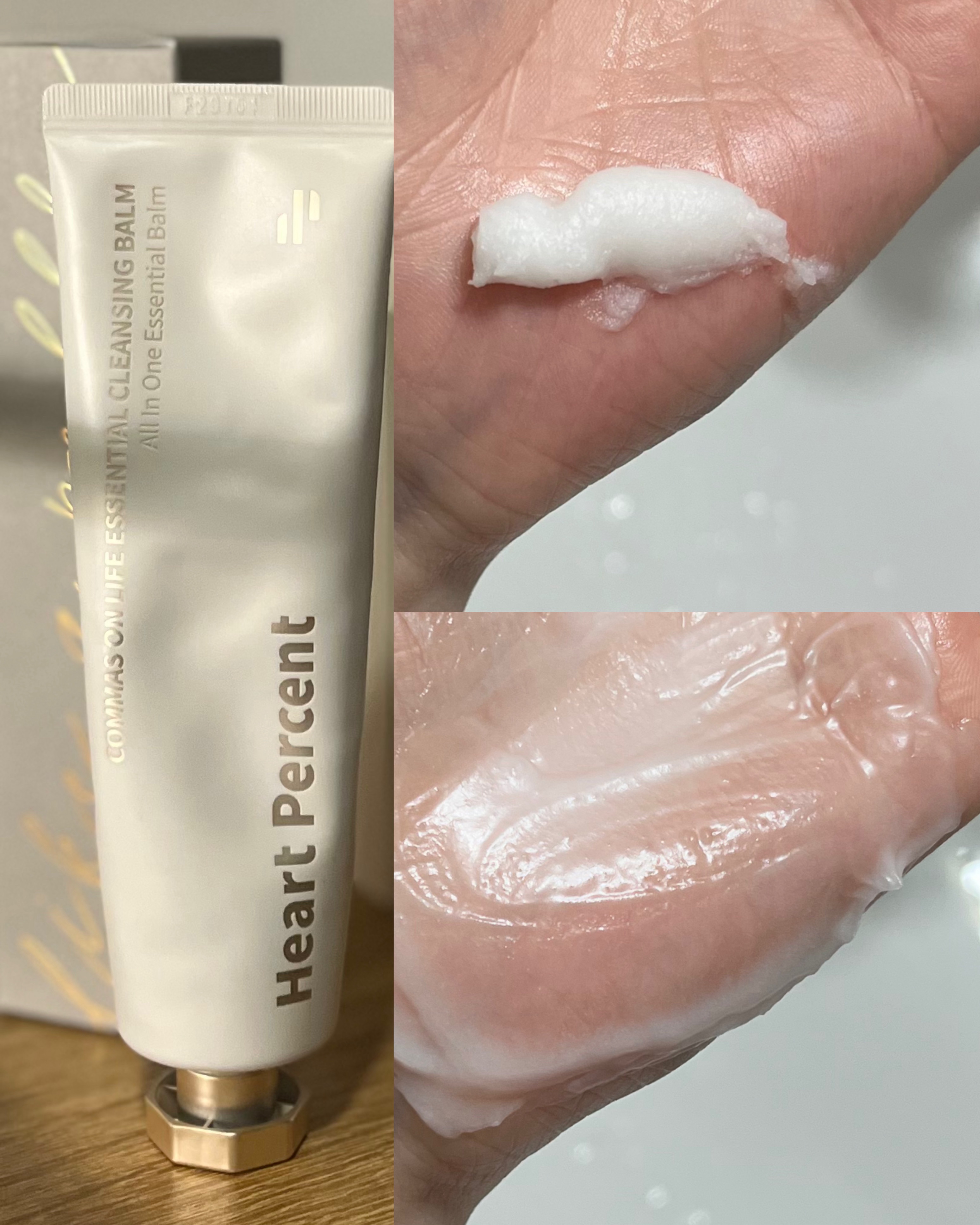 コンマス オン ライフ エッセンシャル クレンジング バーム/Heart Percent/クレンジングバームを使ったクチコミ（3枚目）