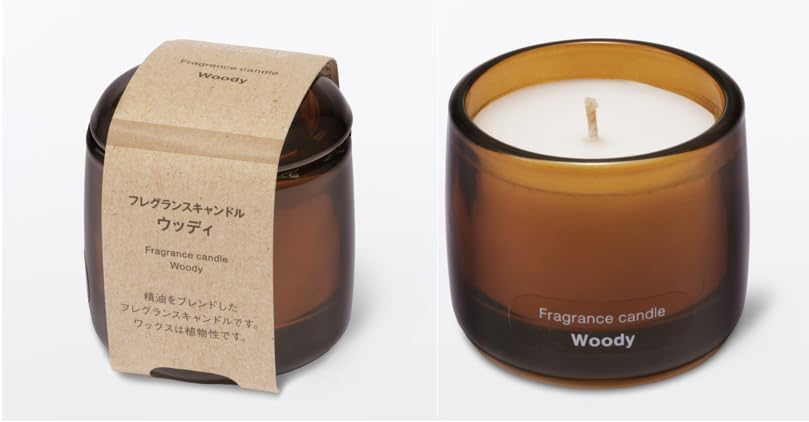 フレグランスキャンドル ウッディ L