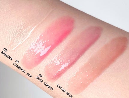 バナナリップオイル/AMUSE/リップオイルを使ったクチコミ(3枚目)