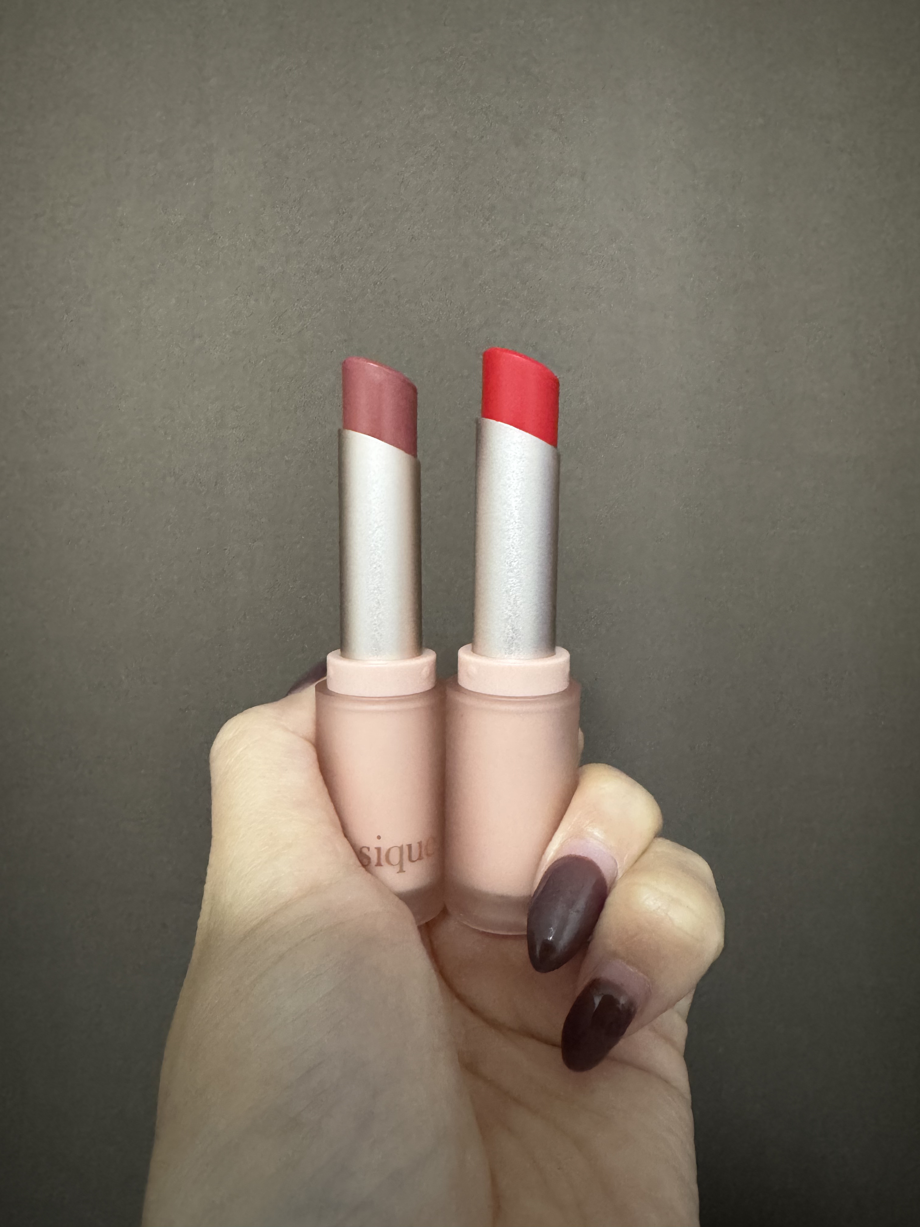 ムードグロウリップスティック 08 チェリードロップ/dasique/口紅を使ったクチコミ（2枚目）