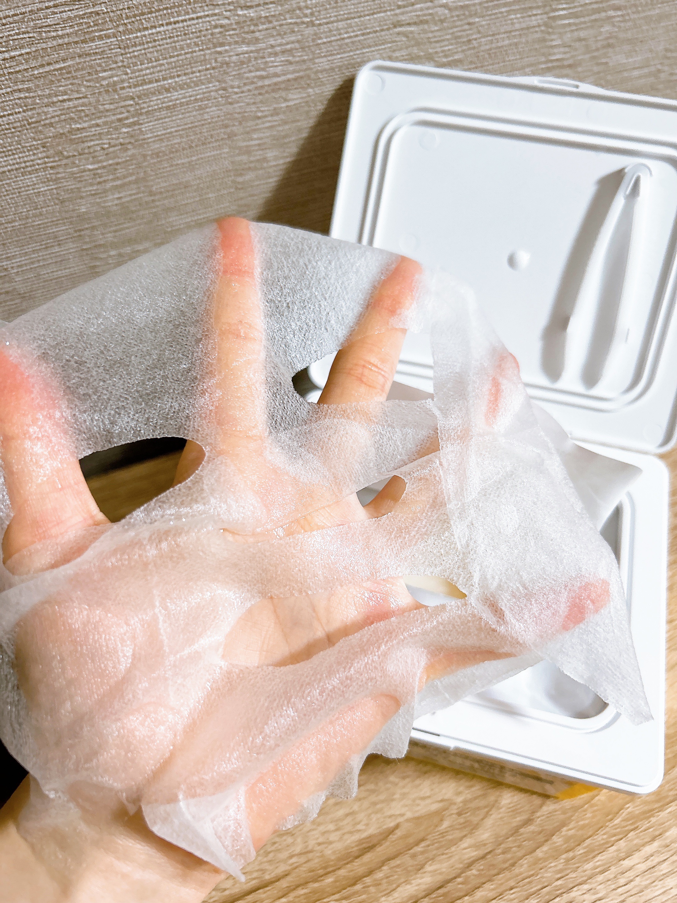 ビタミンC(*⁶)パンテノールマスク/MIJIN COSMETICS/シートマスク・パックを使ったクチコミ（3枚目）