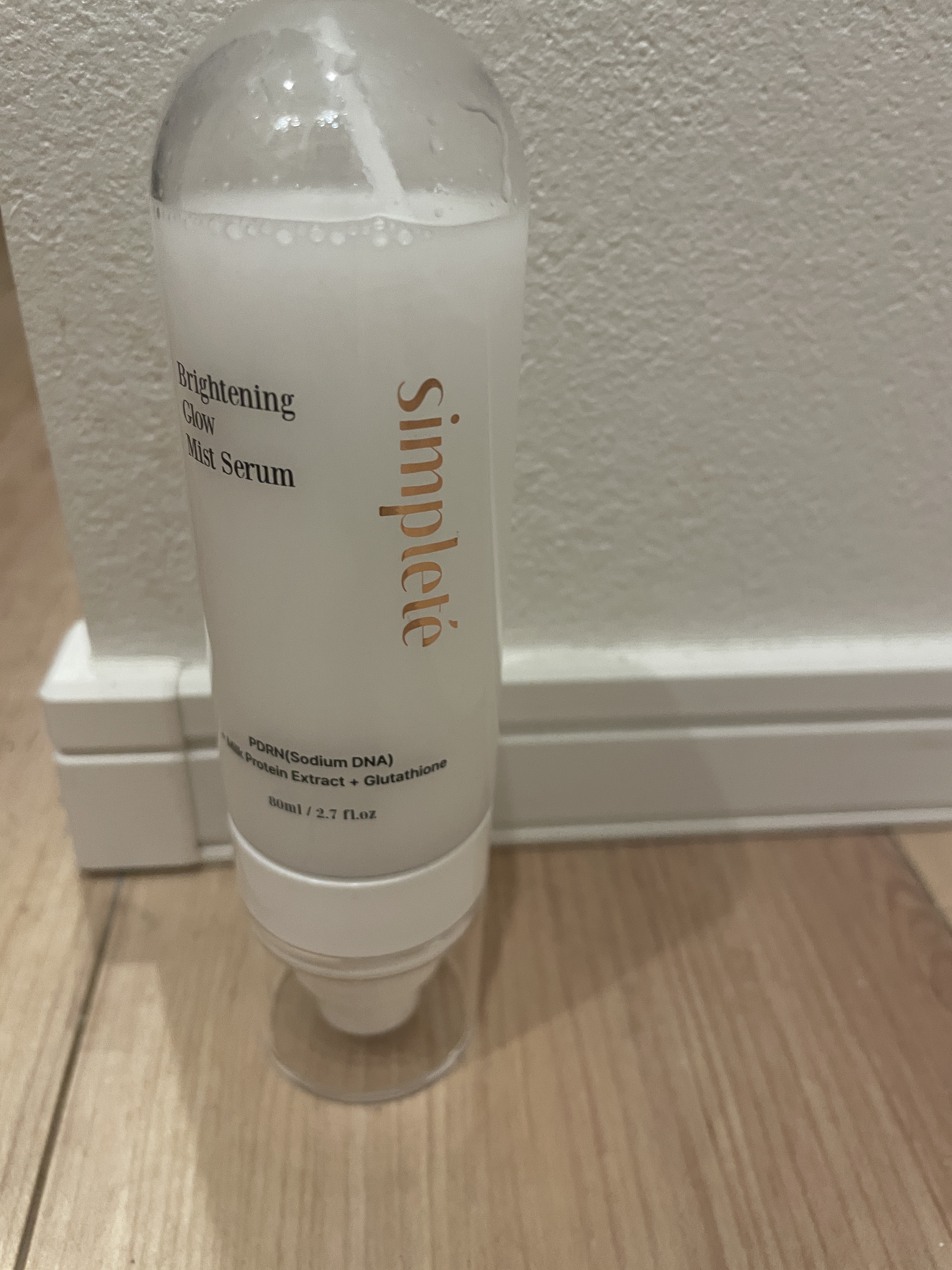 ブライトニング　グロウ　ミストセラム/Simplate（シンプレ）/ミスト状化粧水を使ったクチコミ（2枚目）
