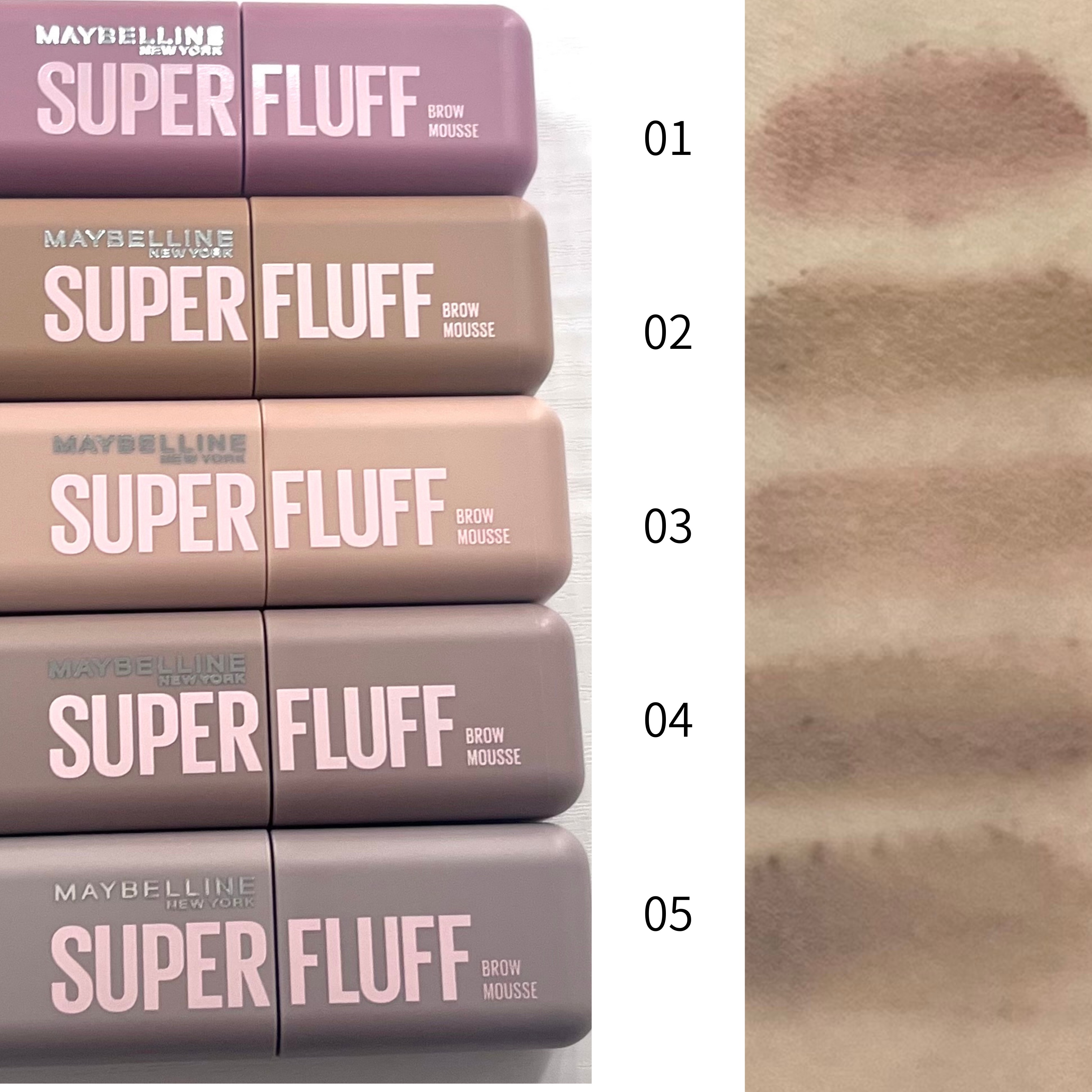 ＳＰ フラッフ ブロウ ムース/MAYBELLINE NEW YORK/眉マスカラを使ったクチコミ（2枚目）