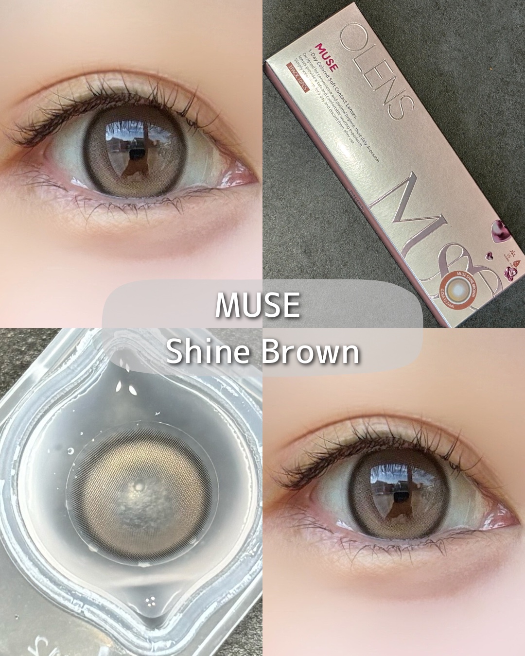 MUSE 1month/OLENS/１ヶ月（１MONTH）カラコンを使ったクチコミ（2枚目）