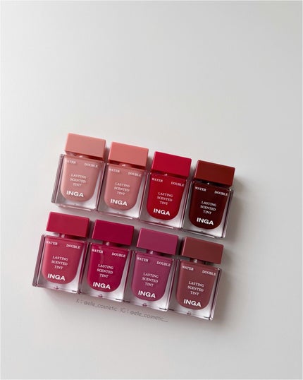 ウォーターダブルラスティングセンティッドティント/INGA/リップティントを使ったクチコミ(1枚目)