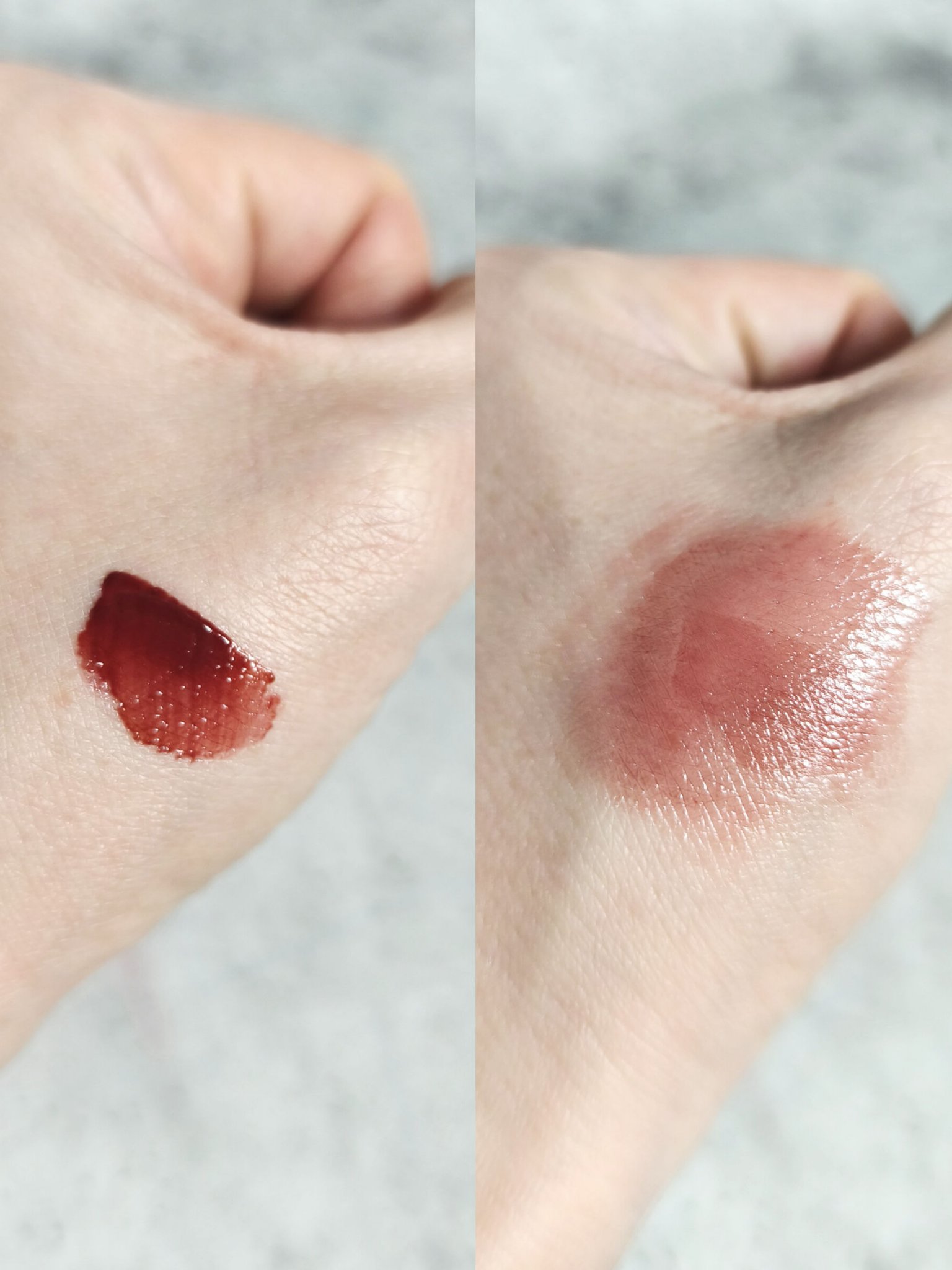 キャンドルライトジュレティント CL04 Maestoso（堂々と）/LoNLy /リップティントを使ったクチコミ（3枚目）