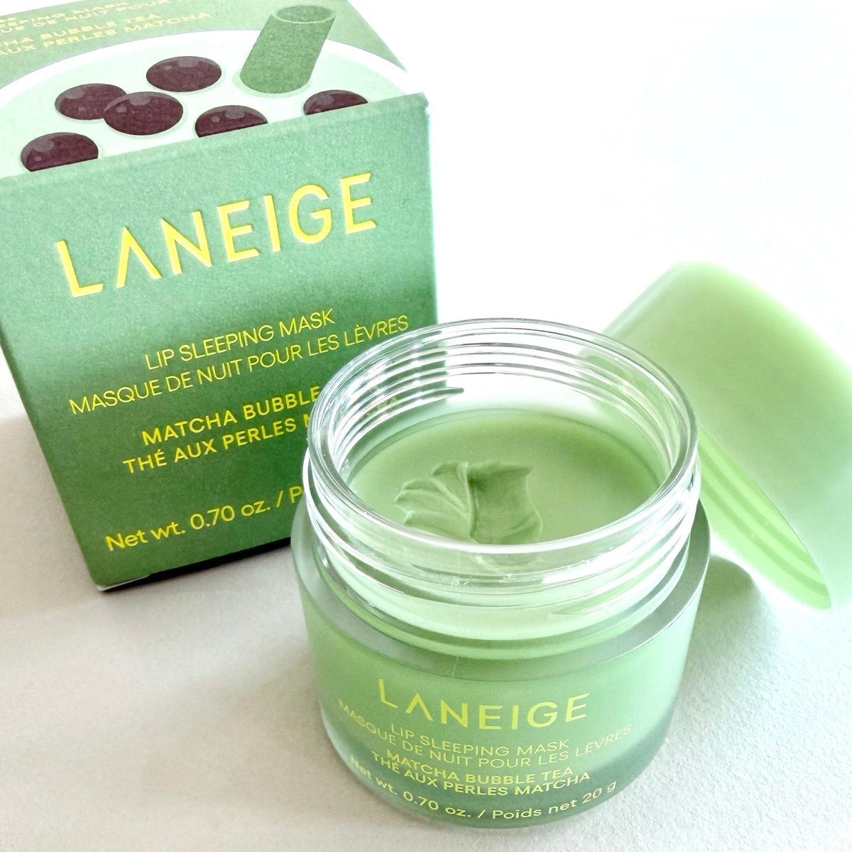 リップスリーピングマスク タピオカミルクティーシリーズ/LANEIGE/リップマスクを使ったクチコミ（1枚目）