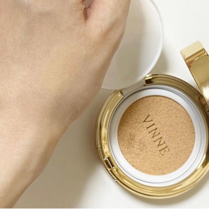 プレステージグロウスキンフィットクッション/VINNE /クッションファンデーションを使ったクチコミ(3枚目)