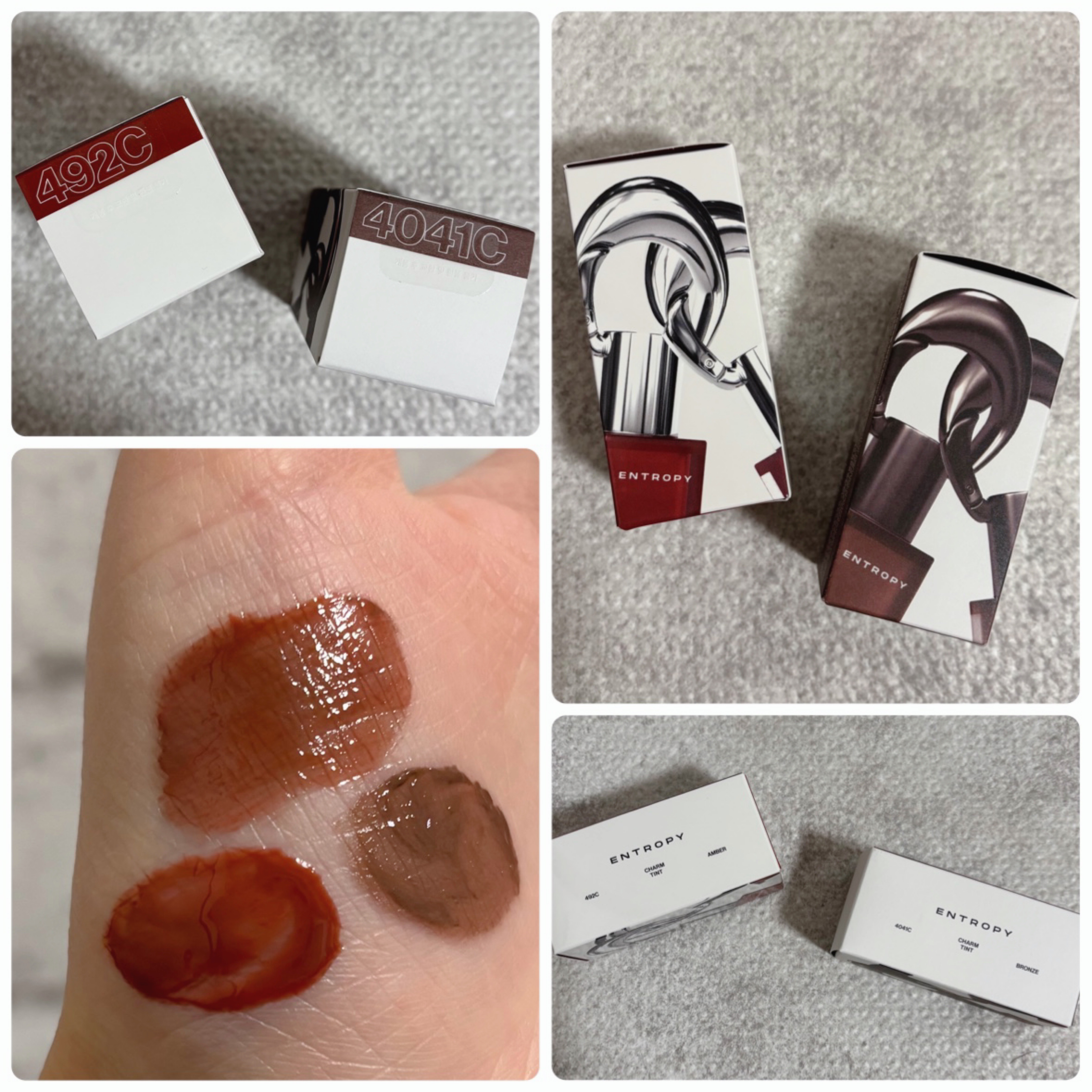 エントロピー チャームティント グロッシージェル アンバーチャーム/ENTROPY/リップティントを使ったクチコミ（2枚目）