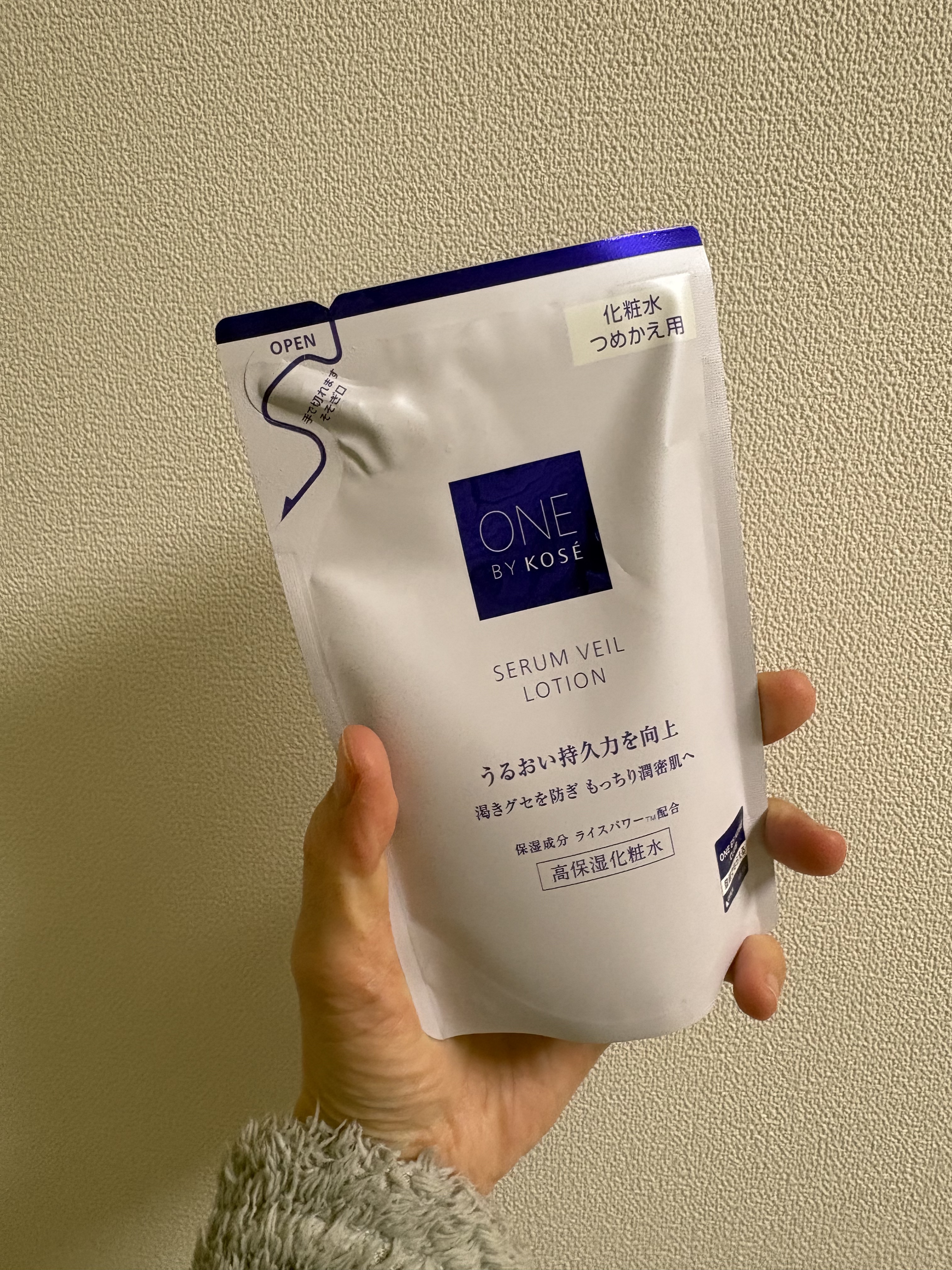 セラムヴェール ローション  つめかえ用 160ml/ONE BY KOSE/化粧水を使ったクチコミ（1枚目）