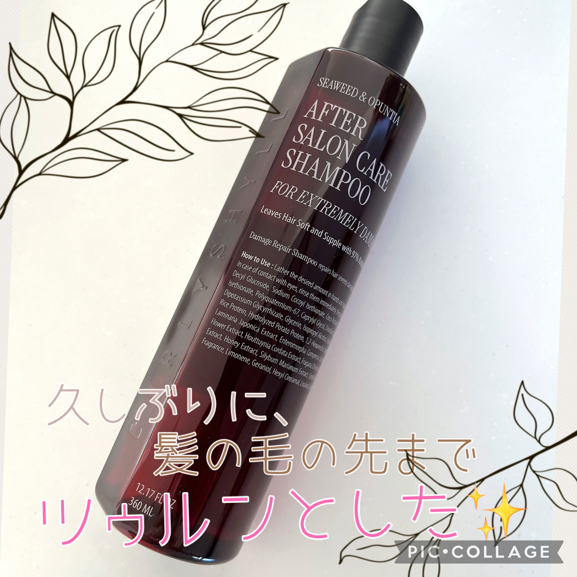 AFTER SALON CARE SHAMPOO/CULRY SHYLL/シャンプー・コンディショナーを使ったクチコミ（1枚目）