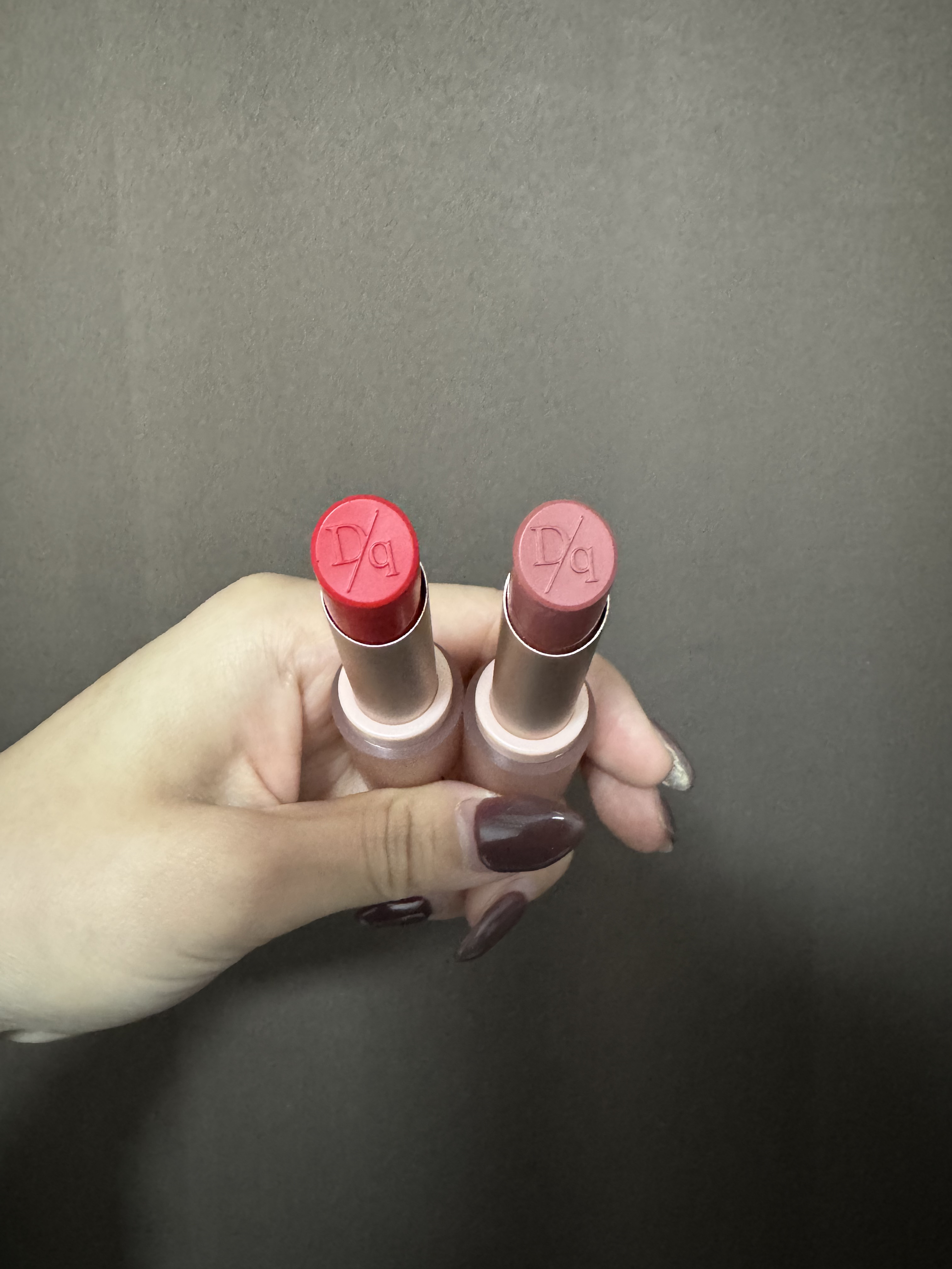 ムードグロウリップスティック 08 チェリードロップ/dasique/口紅を使ったクチコミ（3枚目）