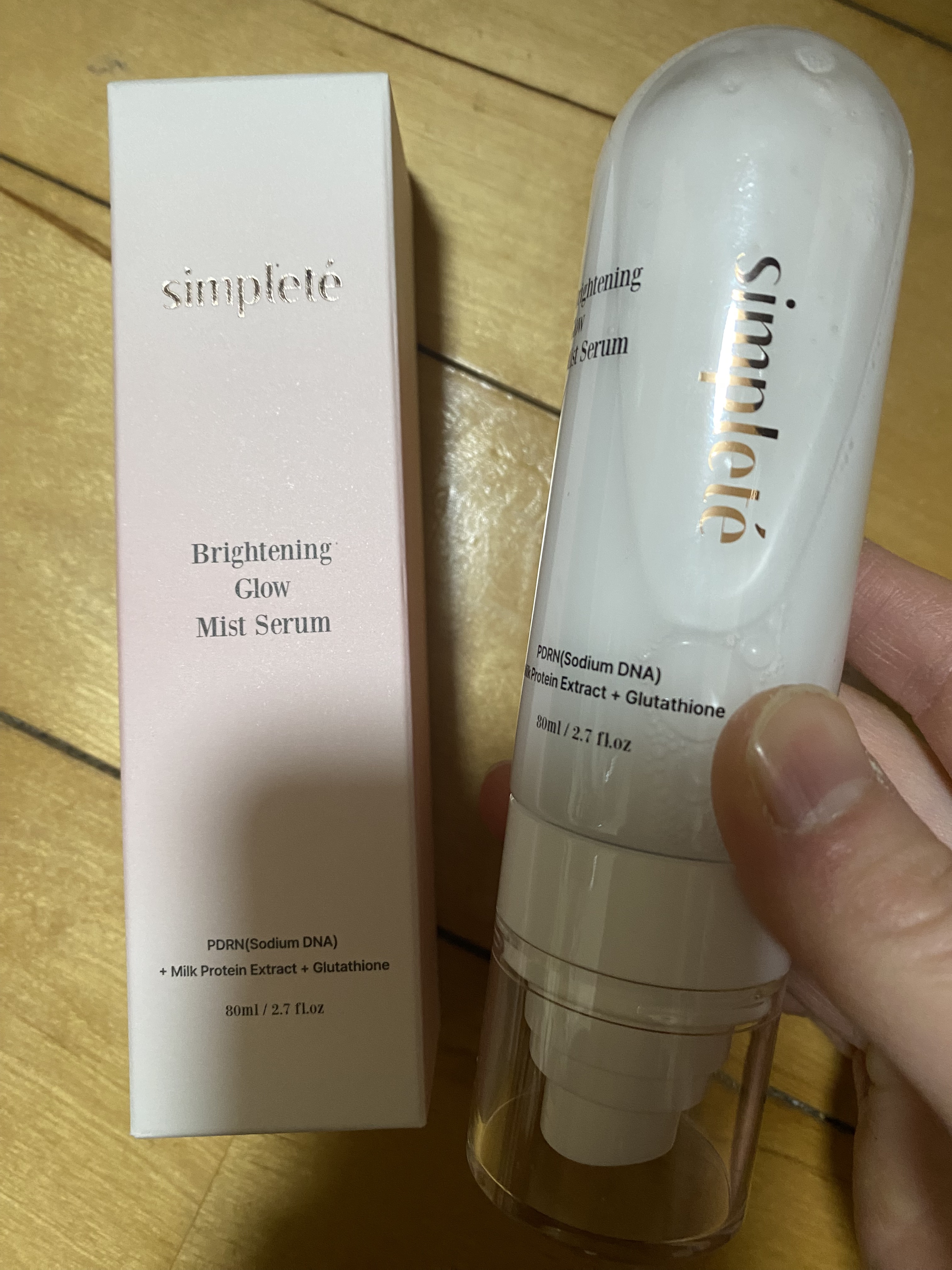 ブライトニング グロウ ミストセラム/Simplete(シンプレ)/ミスト状化粧水を使ったクチコミ（1枚目）