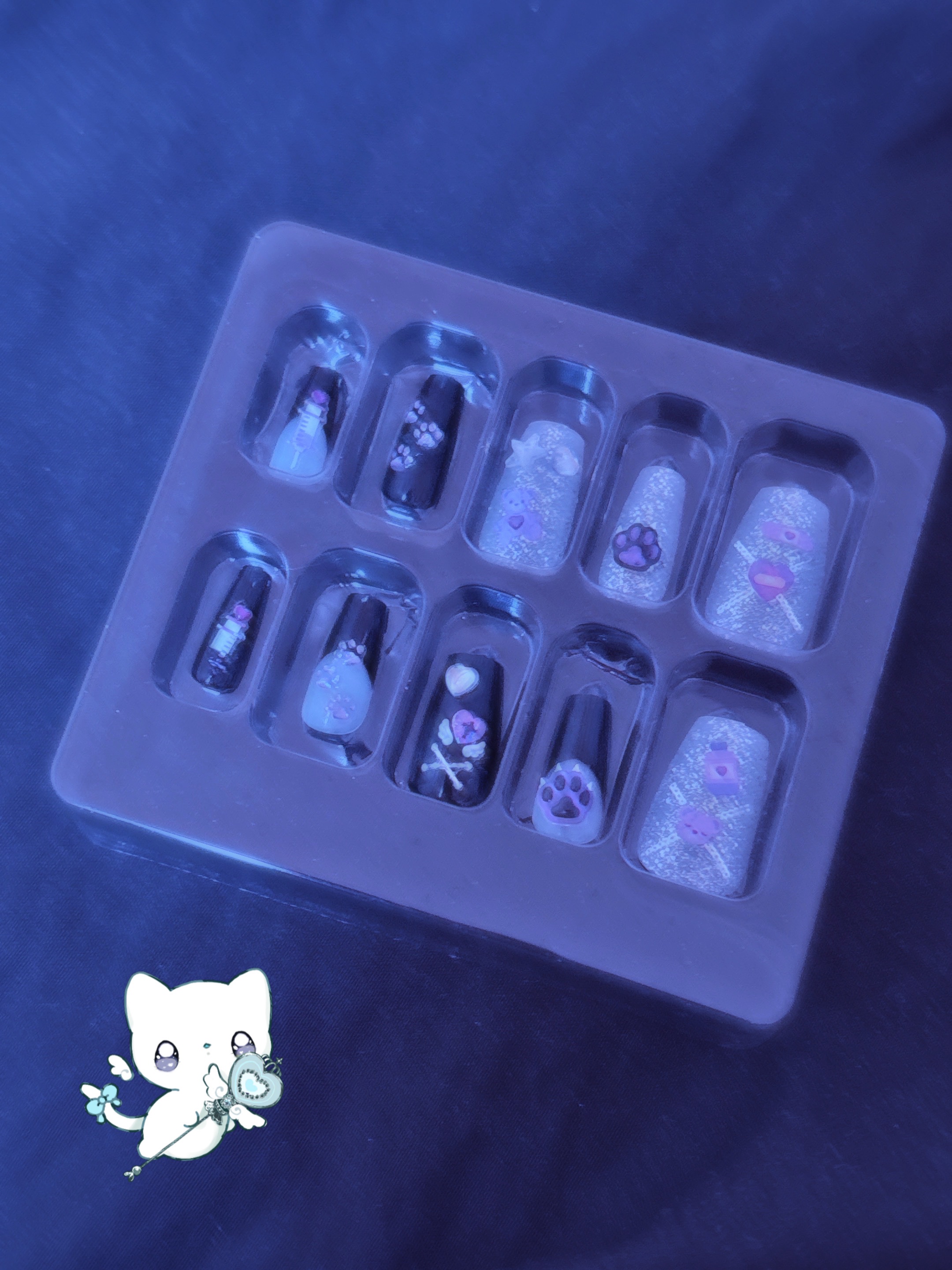 ネイルシール/セリア/ネイルシールを使ったクチコミ（1枚目）