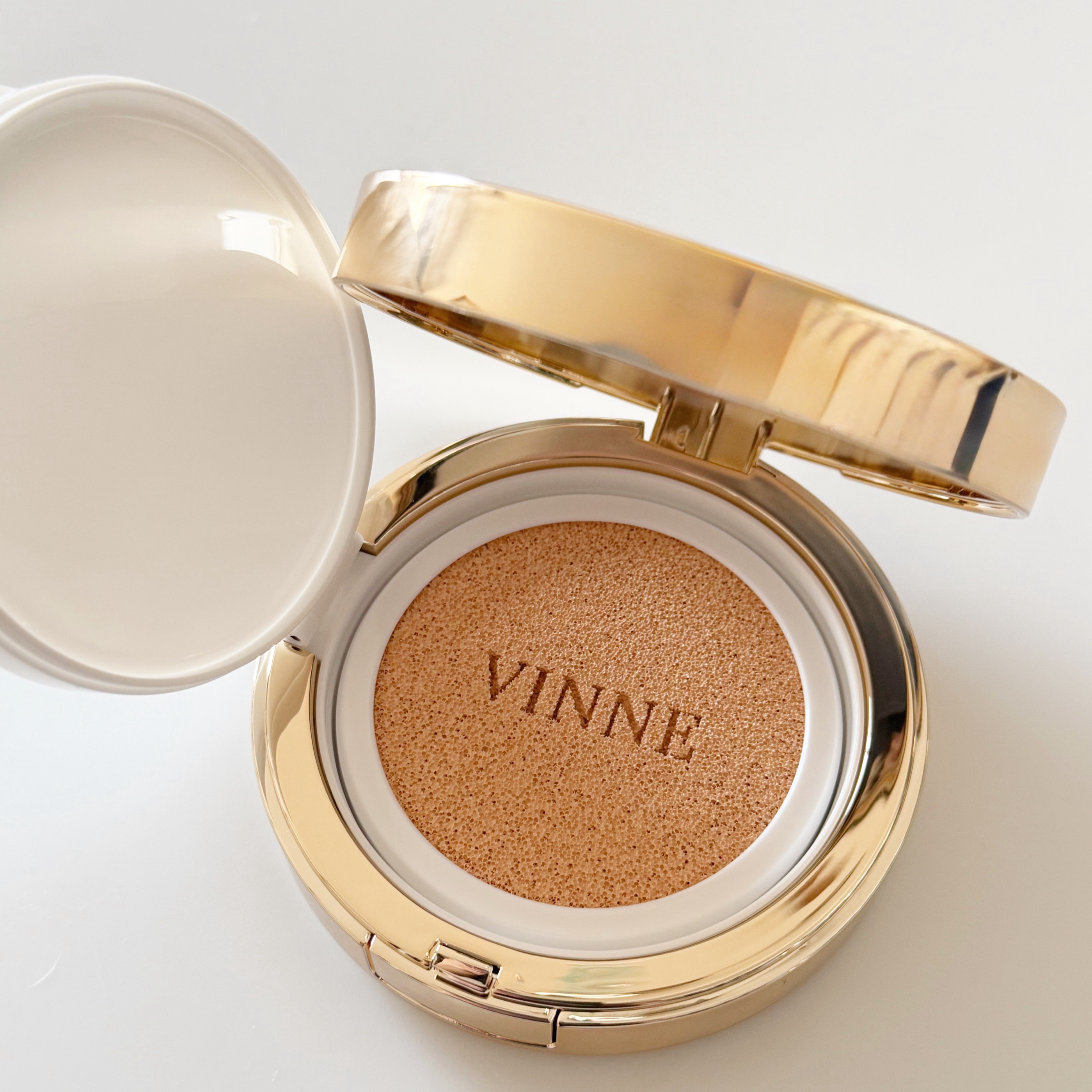 プレステージグロウスキンフィットクッション/VINNE /クッションファンデーションを使ったクチコミ（3枚目）