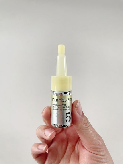 5番 白玉グルタチオンCメラゼロクリーム/numbuzin/フェイスクリームを使ったクチコミ(2枚目)