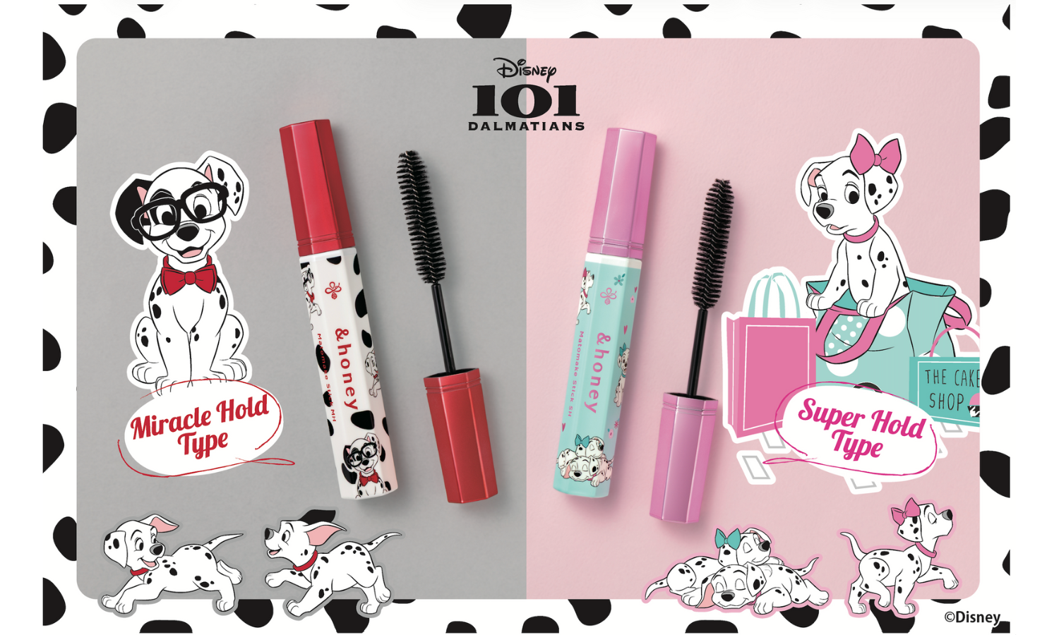 ＆honeyの「マトメイクスティック」に『101匹わんちゃん』デザインが登場のサムネイル