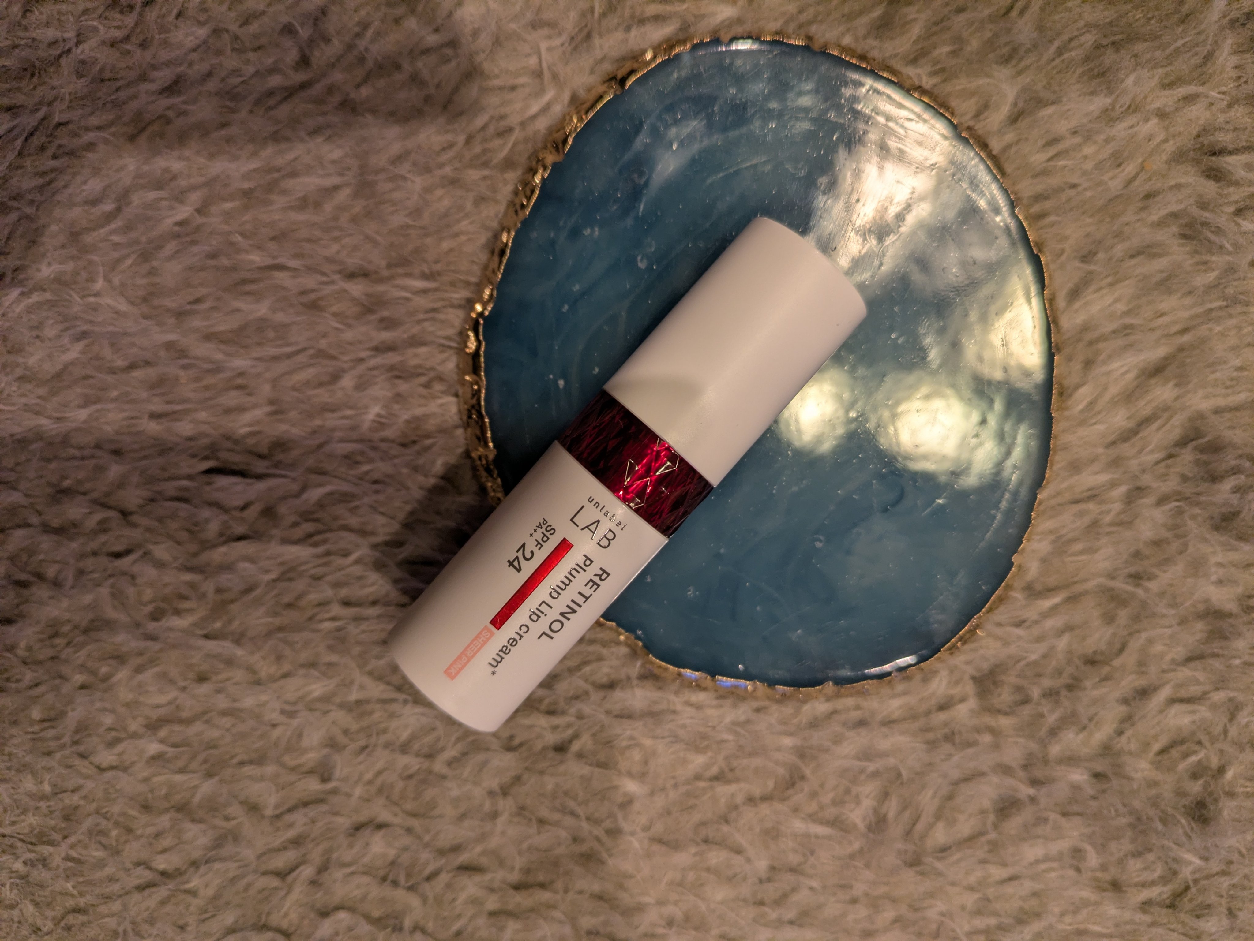 アンレーベル ラボ R プランプ UVリップクリーム/unlabel/リップクリームを使ったクチコミ（1枚目）