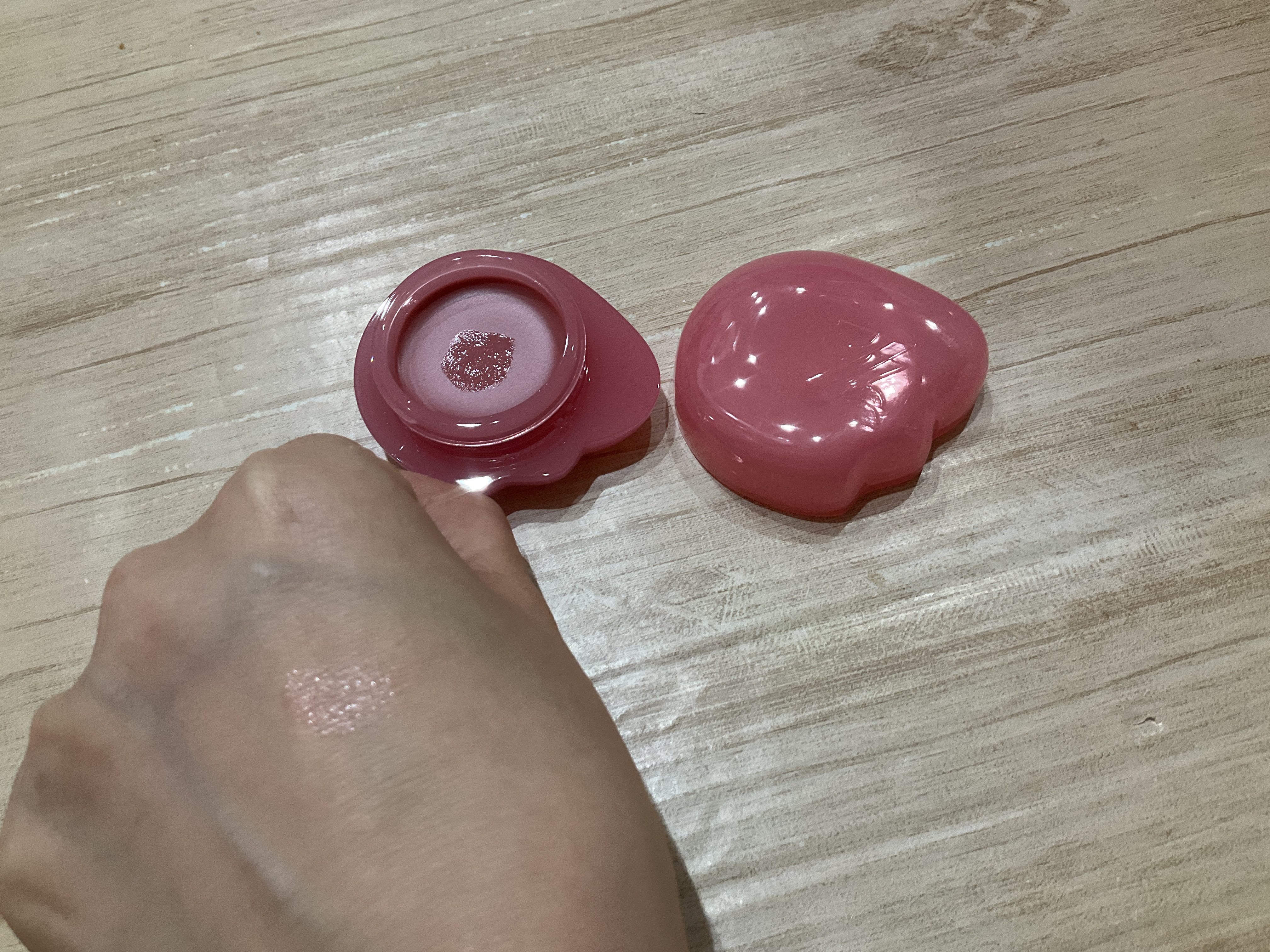 バーミーパフポットリップアンドチーク/%Recipe/ジェル・クリームチークを使ったクチコミ（3枚目）