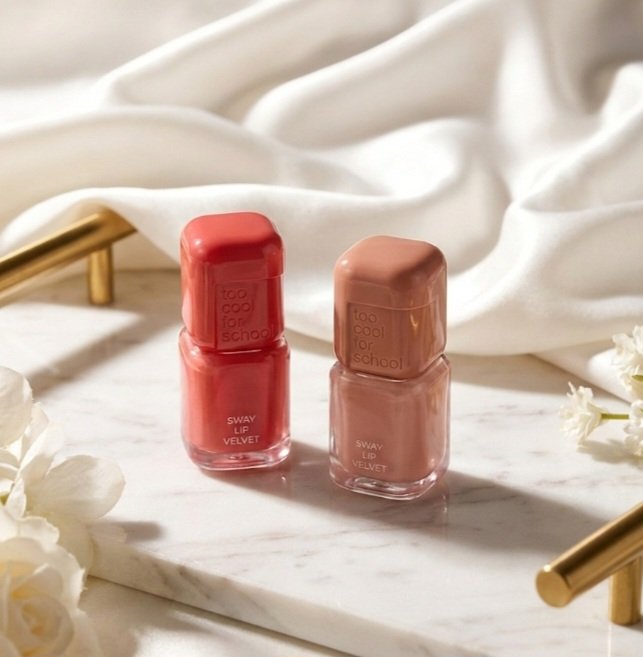 too cool for school
スウェイリップベルベット
#03べべサーモン
#06レッドウェイ

ふわっとマットな質感でした。
もうちょっとツヤツヤした感じが好みだったな。
乾燥しにくいリップでした。