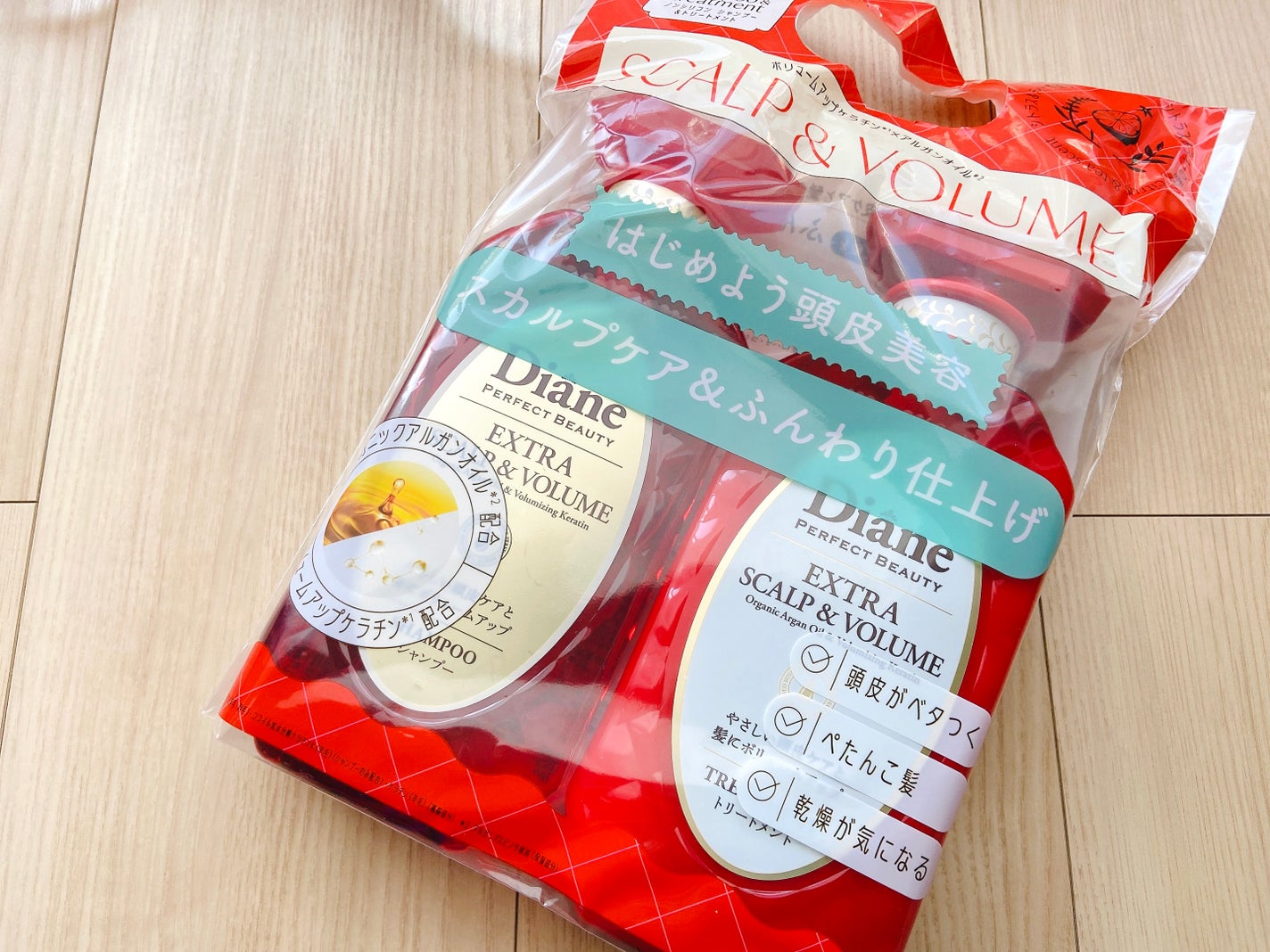 パーフェクトビューティー エクストラスカルプ&ボリューム シャンプー&トリートメント/ダイアン/市販シャンプーを使ったクチコミ(2枚目)