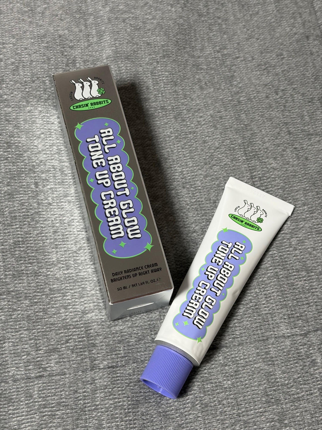 オールアバウトグロウトーンアップクリーム 50mL/CHASIN'RABBITS/化粧下地を使ったクチコミ（1枚目）