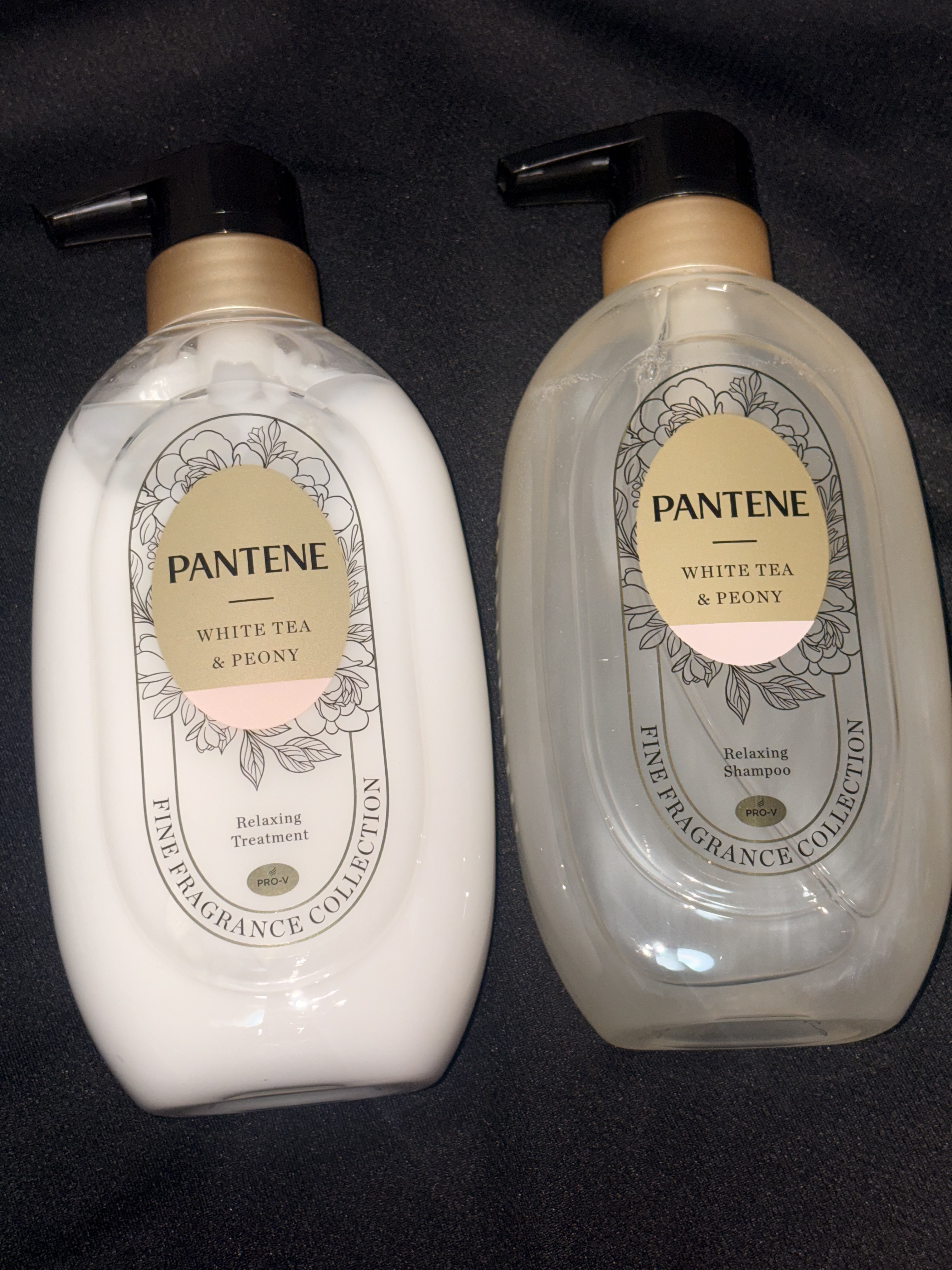 ファインフレグランスコレクション ホワイトティー＆ピオニーの香り リラクシングシャンプー/トリートメント シャンプー＆トリートメントセット/パンテーン/市販シャンプーを使ったクチコミ（1枚目）