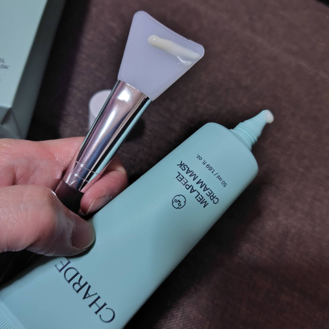 メラピールクリームマスク/CHARDE/ピーリングを使ったクチコミ（2枚目）