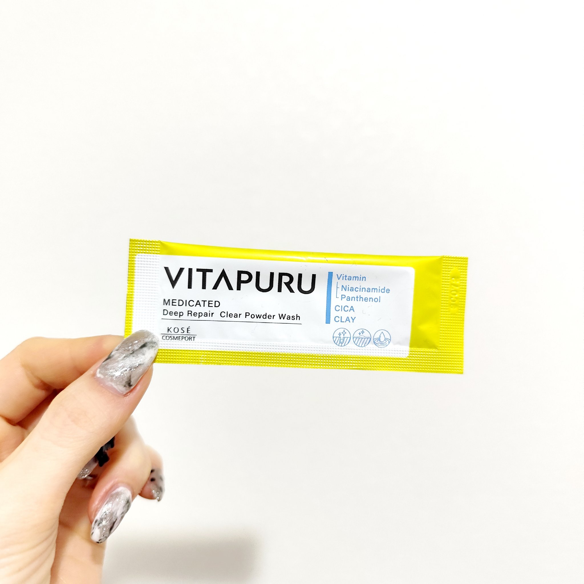 VITAPURU ビタプル ディープリペア クリアパウダーウォッシュのクチコミ「〖ビタプル ディープリペア クリアパウダーウォッシュ〗

泡立ちは良い方だと思う️⭕️
濃密も.....」（1枚目）