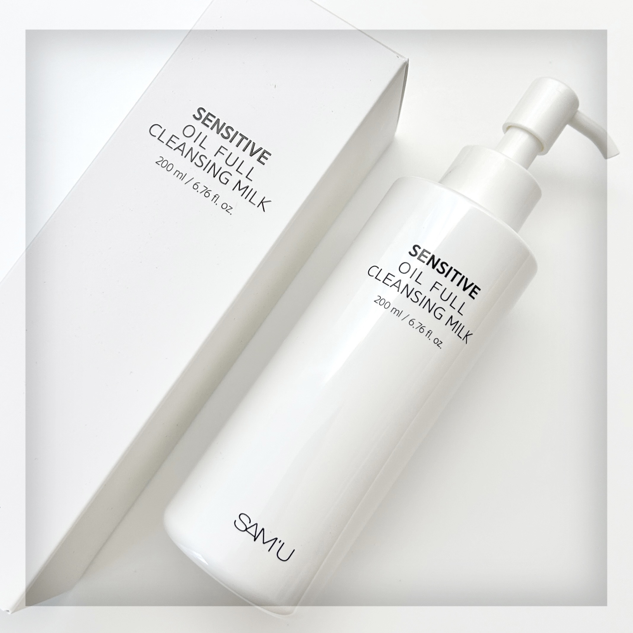 ⋆⸜SAM'Uアンバサダー⸝⋆

𓍯センシティブオイルフルクレンジングミルク⌇SAM'U

なめらかなミルクにオイルを28%加えた乳液タイプのクレンザー🧴🤍

柔らかいミルクテクスチャ🥛
肌あたりまろやかでやさしい使い心地､するりと