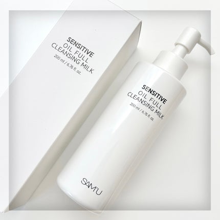 センシティブオイルフルクレンジングミルク/SAM'U/ミルククレンジングを使ったクチコミ(1枚目)