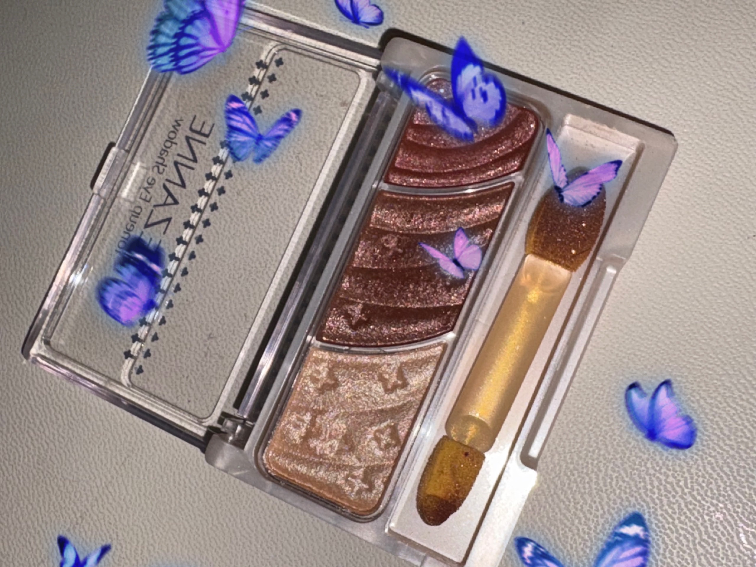 トーンアップアイシャドウ/CEZANNE/アイシャドウパレットを使ったクチコミ（1枚目）