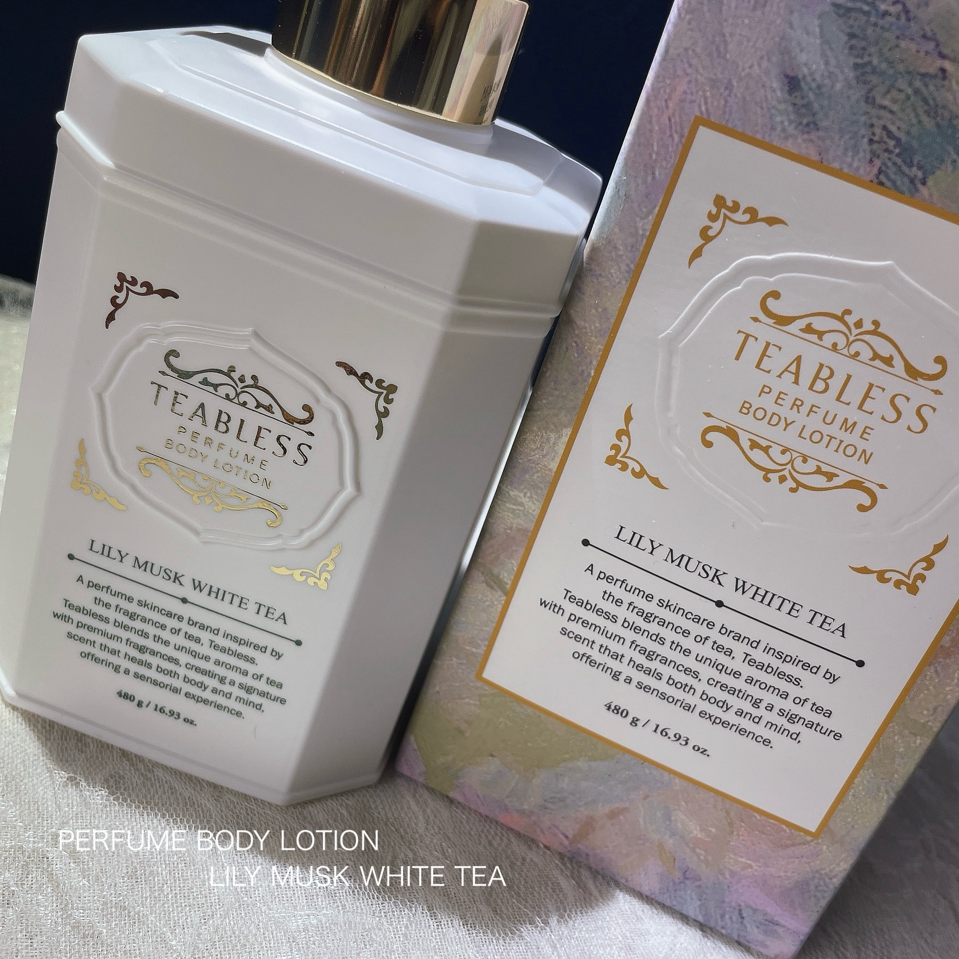 パフュームボディローション リリィムスクホワイトティー/TEABLESS/ボディローションを使ったクチコミ（2枚目）
