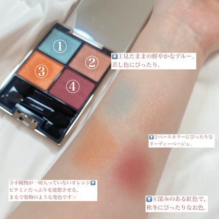 アイカラーレーション/LUNASOL/アイシャドウパレットを使ったクチコミ(2枚目)