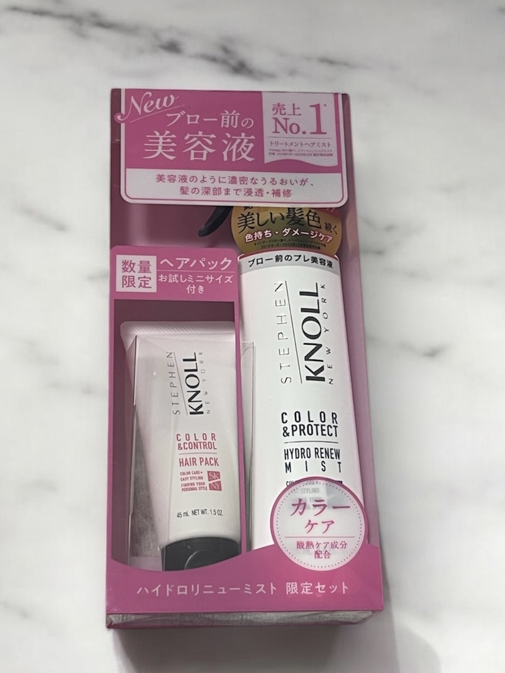 ハイドロリニュー ミスト カラープロテクト/スティーブンノル ニューヨーク/プレスタイリング・寝ぐせ直しを使ったクチコミ（1枚目）