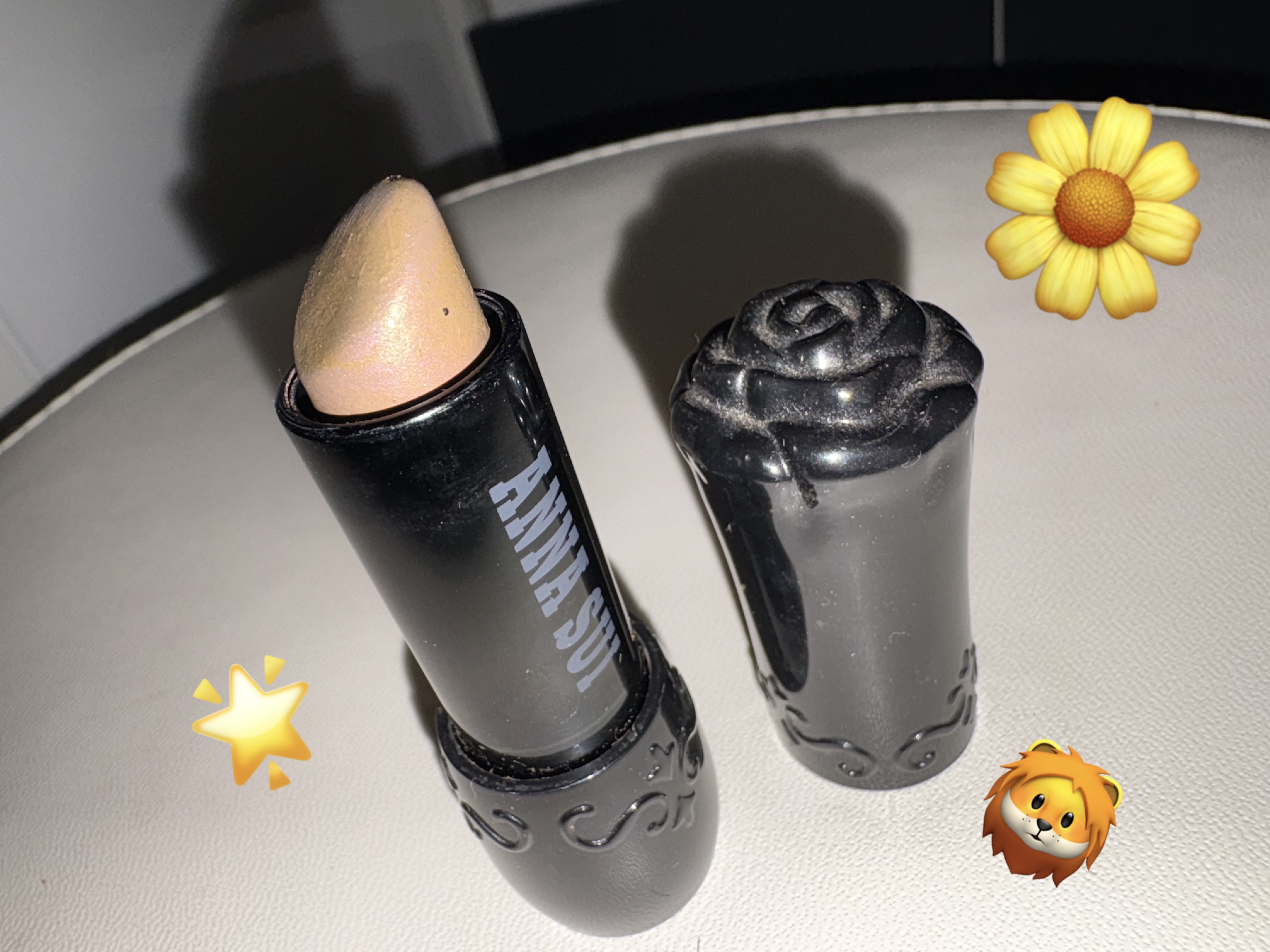 ANNA SUI アナ スイ リップスティック Pのクチコミ「
なめらかな塗り心地で使いやすいし意外と馴染みが良くて使いやすいリップ🌝💗

縦皺や色むらもな.....」（1枚目）