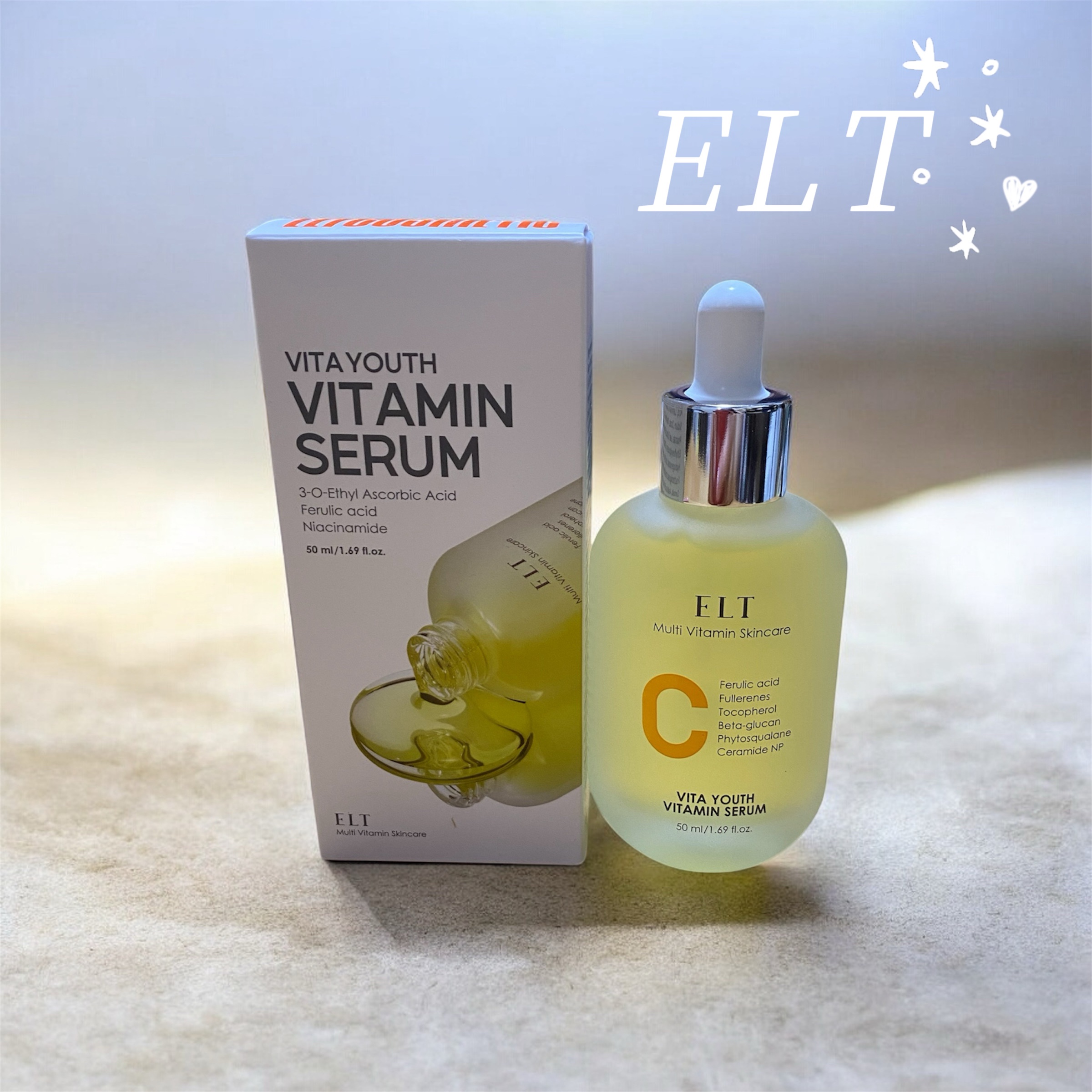 こんにちはꕤ︎︎·͜·

いつもご覧頂き
ありがとうございます♡

﻿韓国スキンケア専門ブランドELT💛

@eltcosmetics.japan 
#ビタユースビタミンセラム

くすみが気になる日に、
おうちでピコトーニング級の透明感ケ