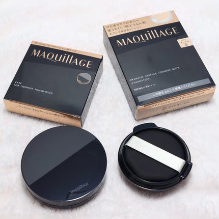 ドラマティックエッセンスクッション グロウ/マキアージュ/クッションファンデーションを使ったクチコミ(2枚目)