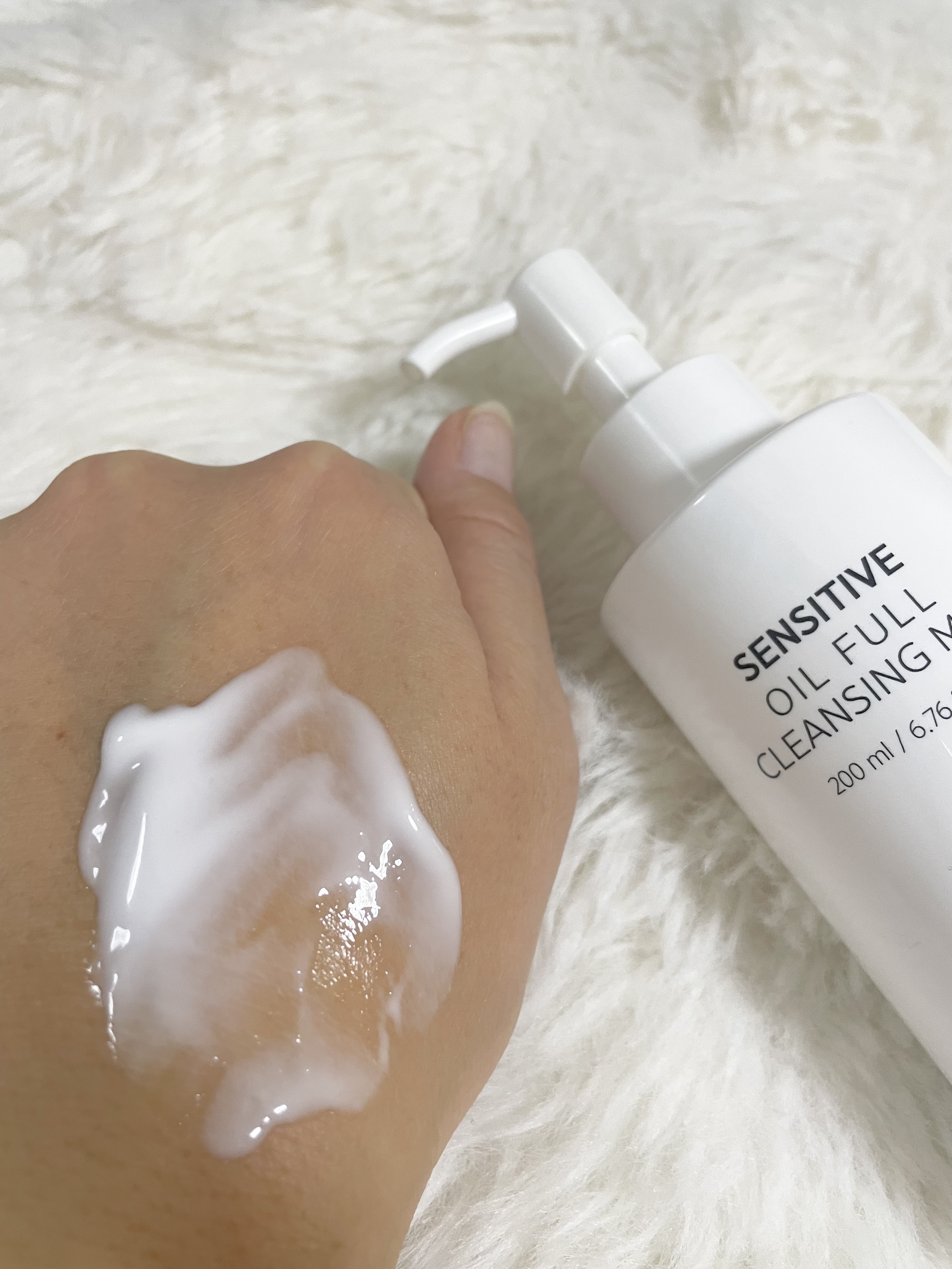 センシティブオイルフルクレンジングミルク/SAM'U/ミルククレンジングを使ったクチコミ（2枚目）