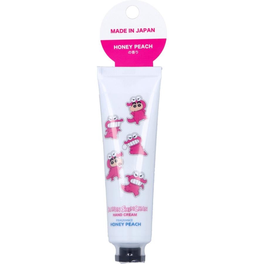 ハンドクリーム クレヨンしんちゃん ワニ山さん ハニーピーチの香り サンタン