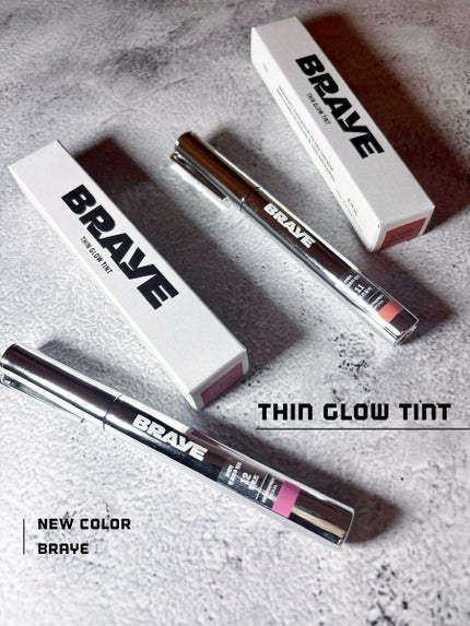 THIN GLOW TINT/BRAYE/口紅を使ったクチコミ(1枚目)