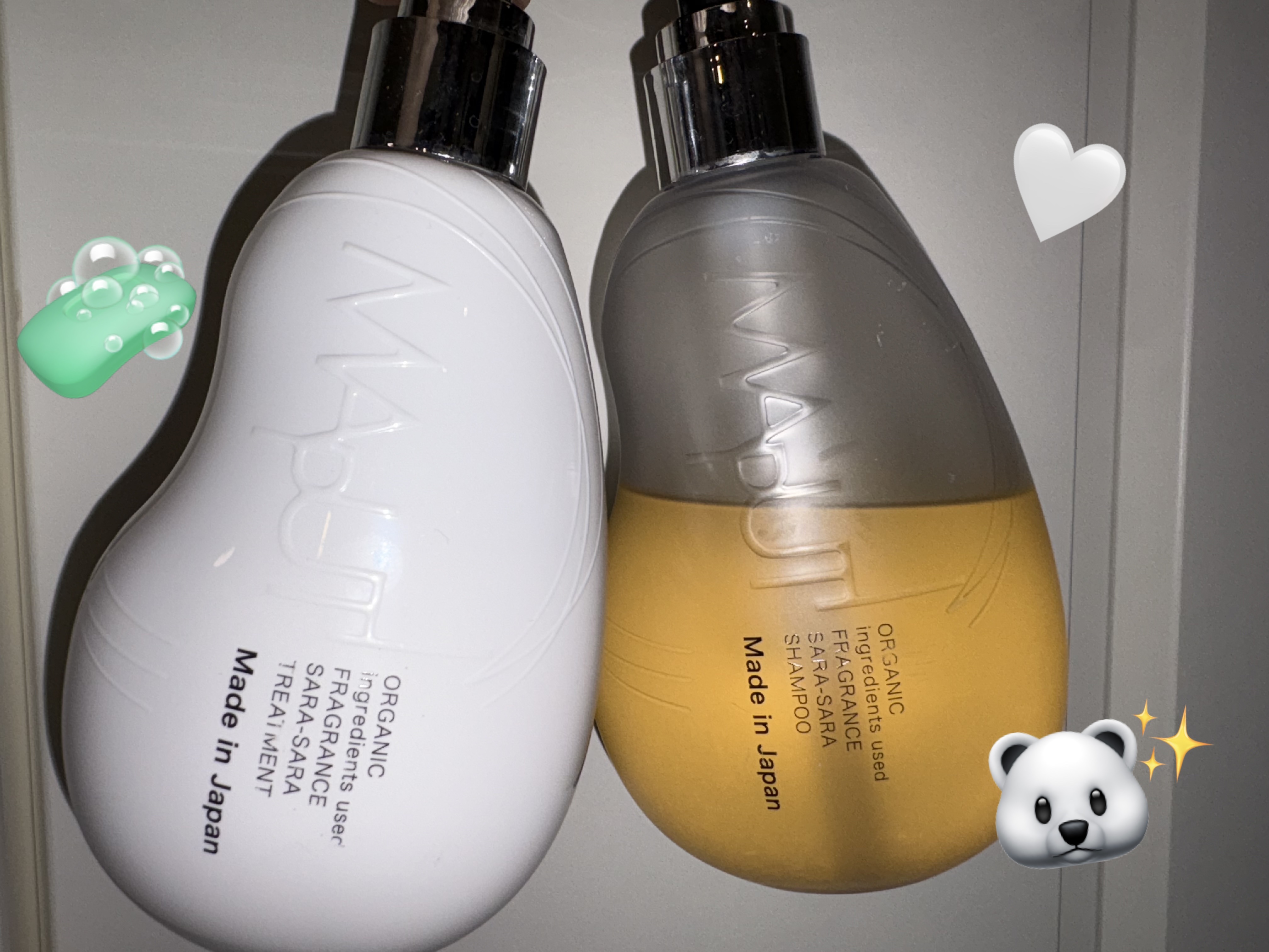 オーガニックフレグランスサラサラシャンプー/トリートメント MAPUTI/MAPUTI/シャンプー・コンディショナーを使ったクチコミ（1枚目）