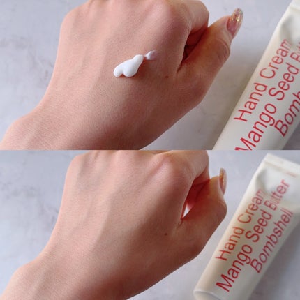 ヘトラス マンゴーシードバター パフューム ハンドクリーム/hetras/ハンドクリームを使ったクチコミ(3枚目)