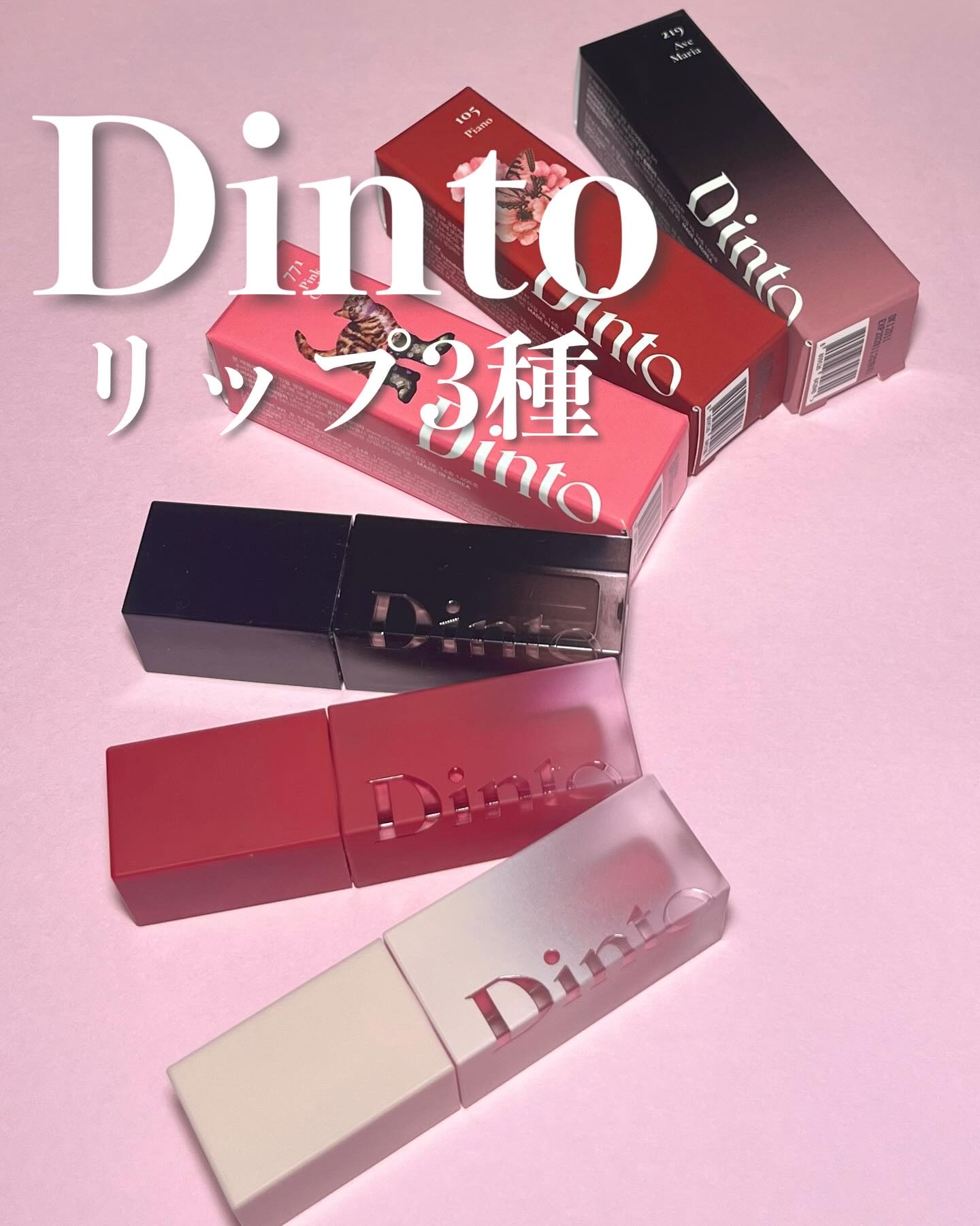 ブラーグロイリップティント/Dinto/リップティントを使ったクチコミ（1枚目）