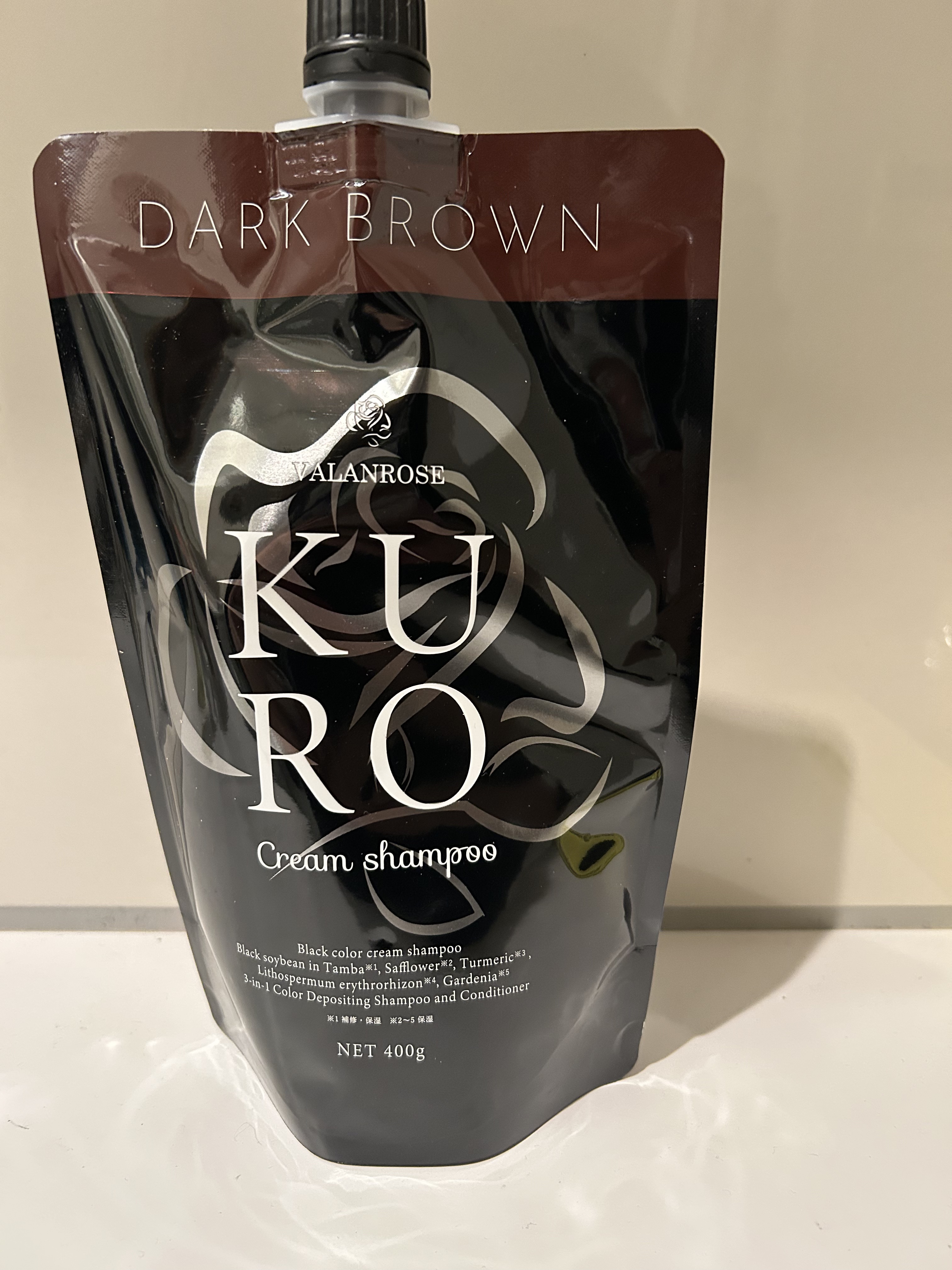 KUROクリームシャンプー/VALANROSE/市販シャンプーを使ったクチコミ（1枚目）