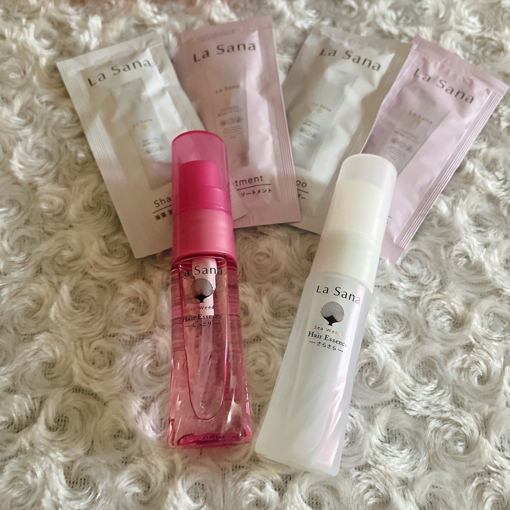 海藻 ヘア エッセンス しっとり/ラサーナ/ヘアオイルを使ったクチコミ（1枚目）
