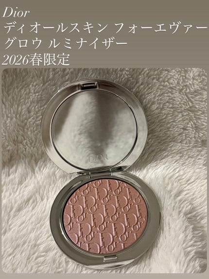 ディオールスキン フォーエヴァー グロウ ルミナイザー(スプリング コレクション 2026 限定品)/Dior/ハイライト・シェーディングを使ったクチコミ(1枚目)